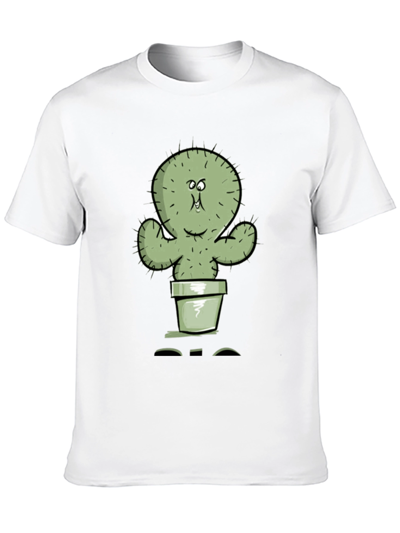 Funny Cartoon Cactus T-Shirt