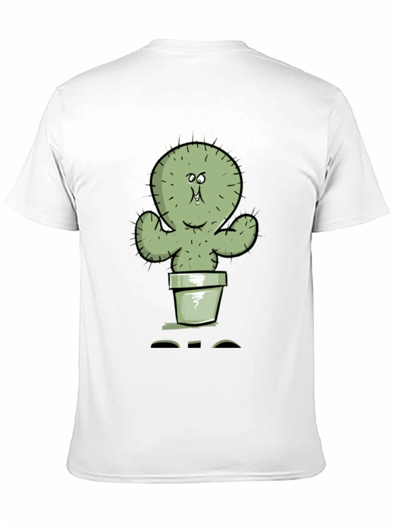 Funny Cartoon Cactus T-Shirt