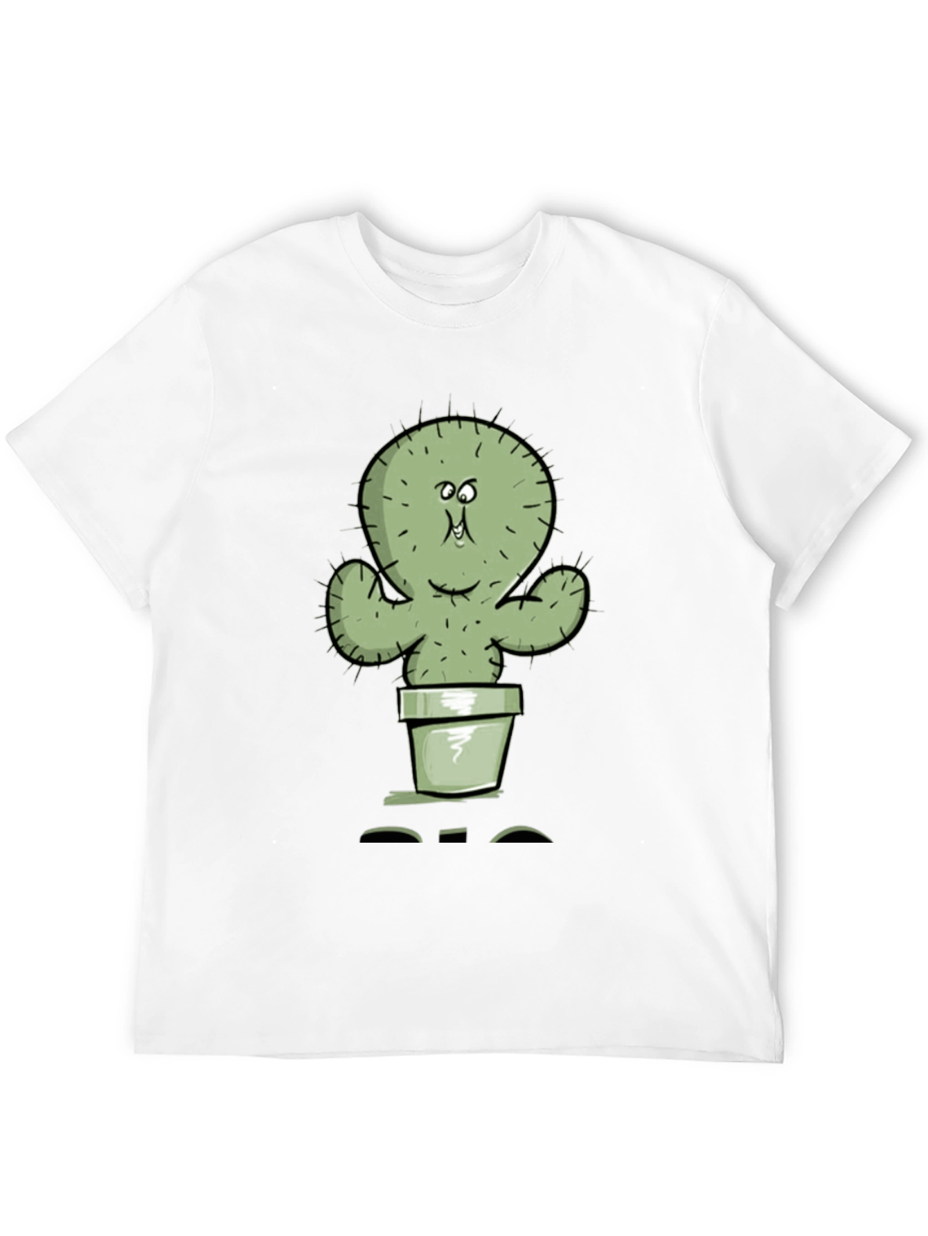 Funny Cartoon Cactus T-Shirt