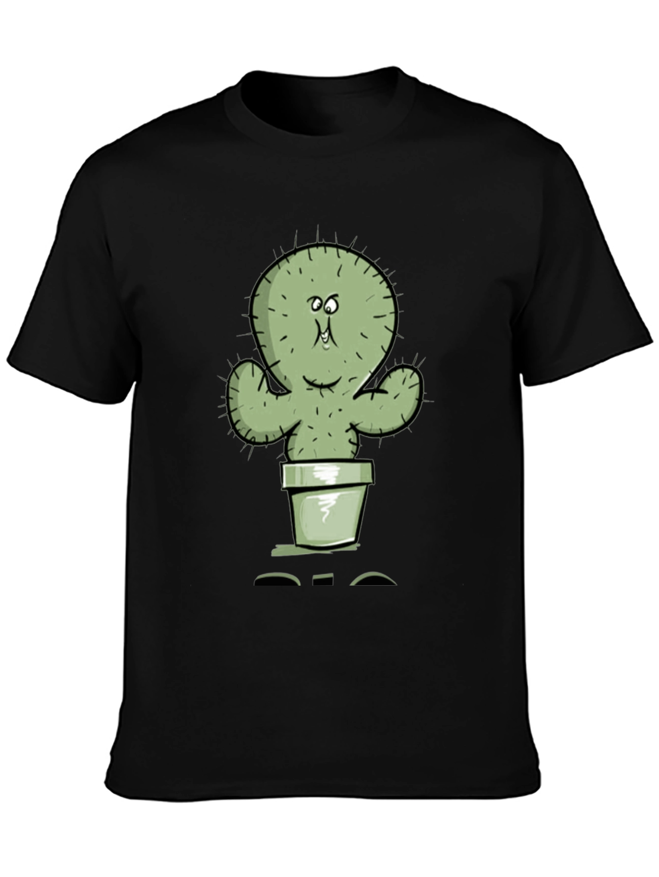Funny Cartoon Cactus T-Shirt