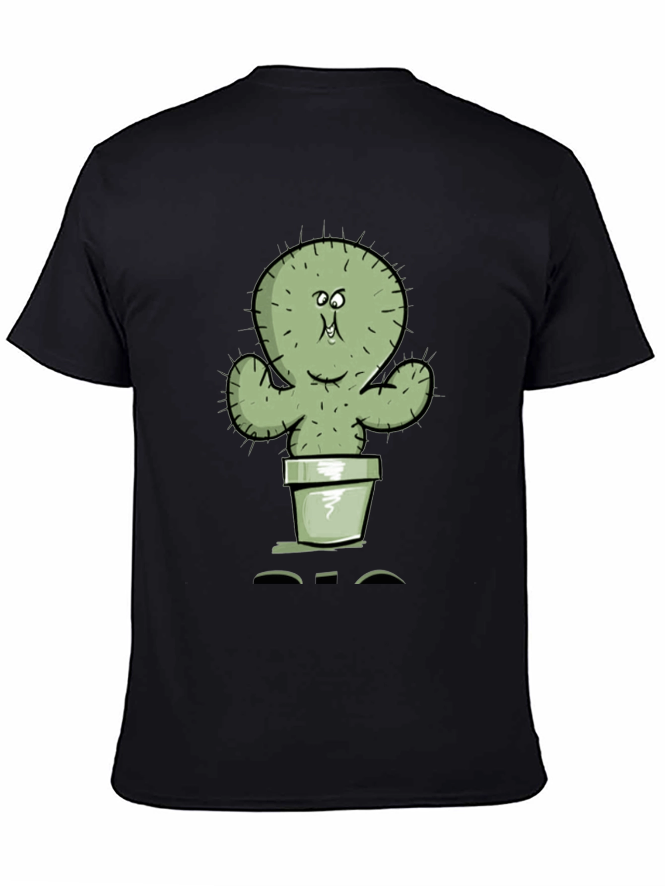 Funny Cartoon Cactus T-Shirt