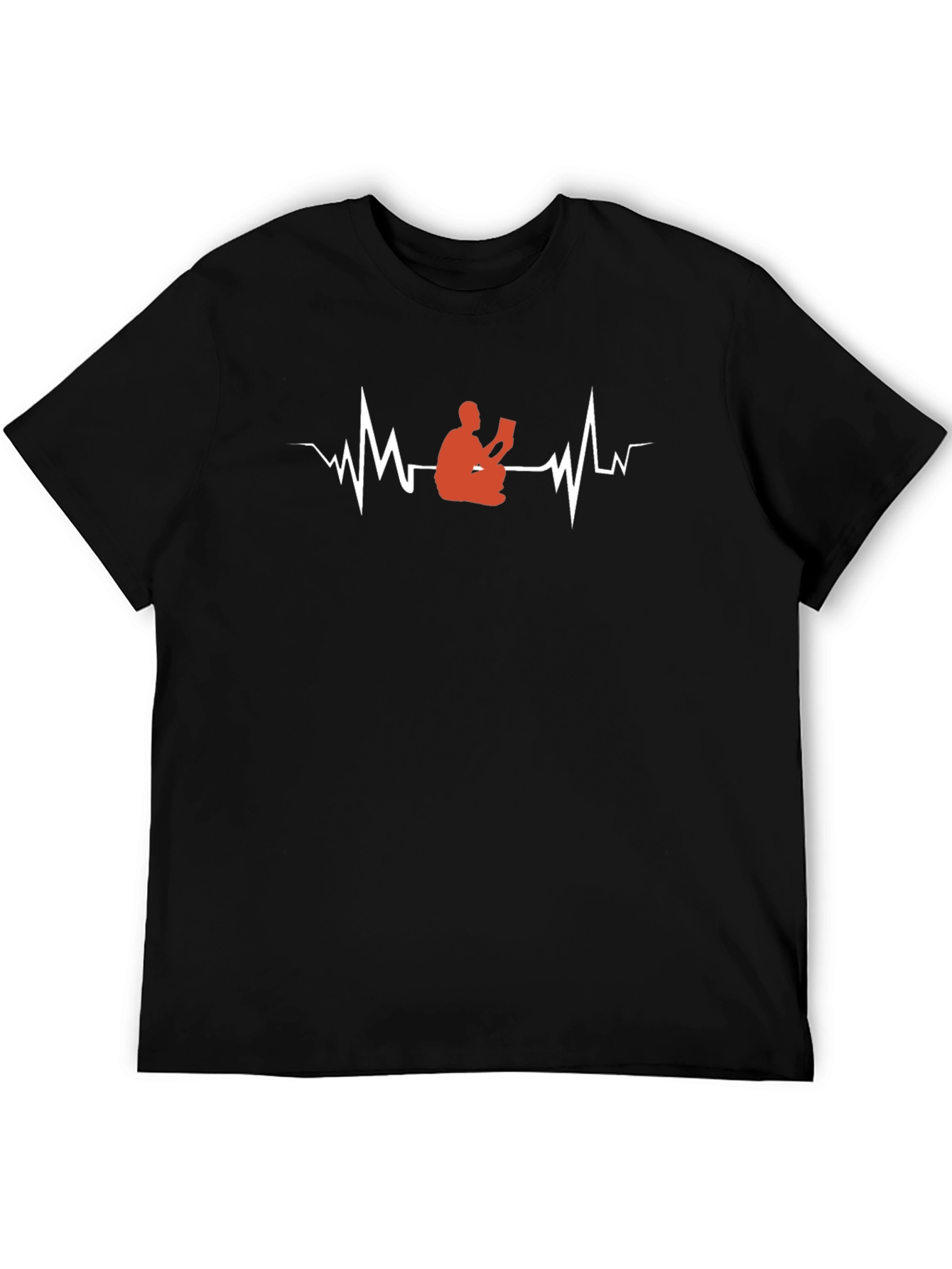 Reading Heartbeat T-Shirt - Book Lover Tee