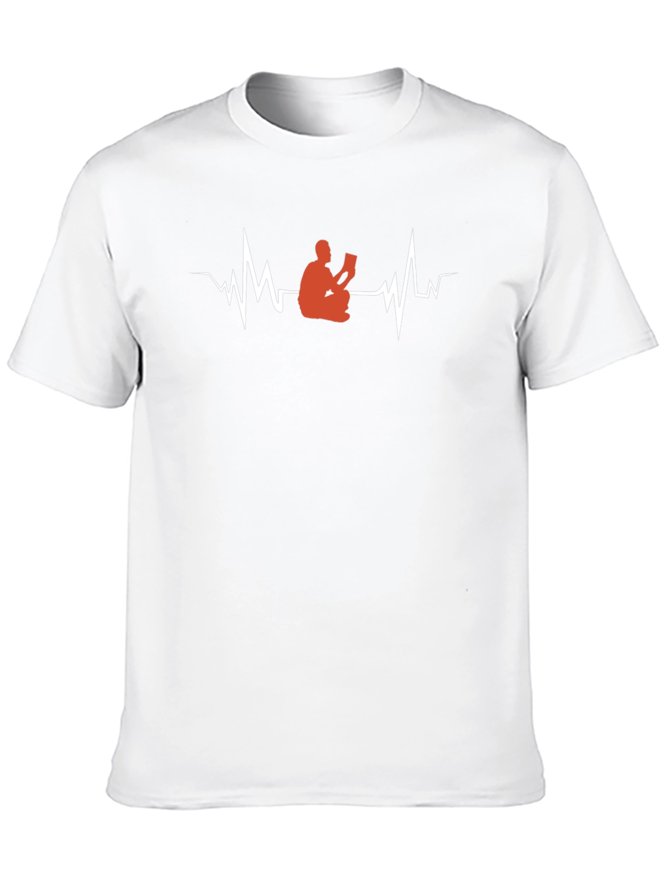 Reading Heartbeat T-Shirt - Book Lover Tee