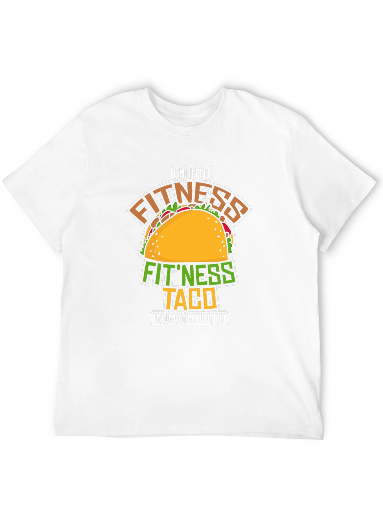 Fitness Taco Graphic T-Shirt - Funny Workout Tee