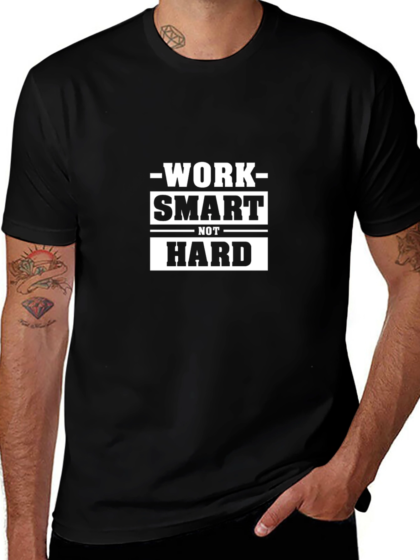 Work Smart T-Shirt - Motivational Tee