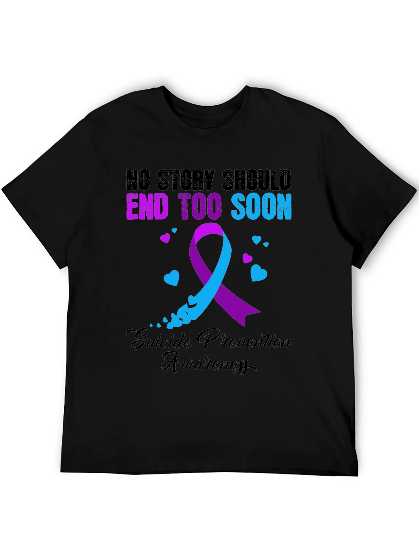 Suicide Prevention Awareness Ribbon T-Shirt