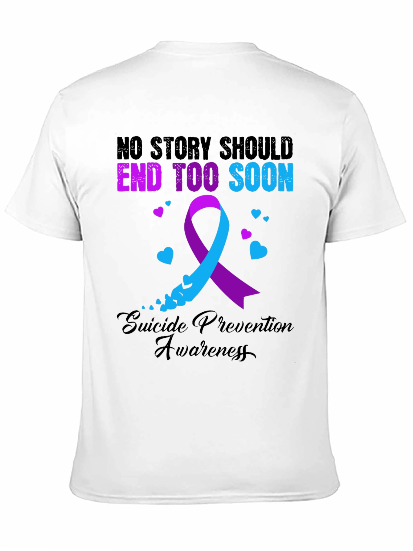 Suicide Prevention Awareness Ribbon T-Shirt