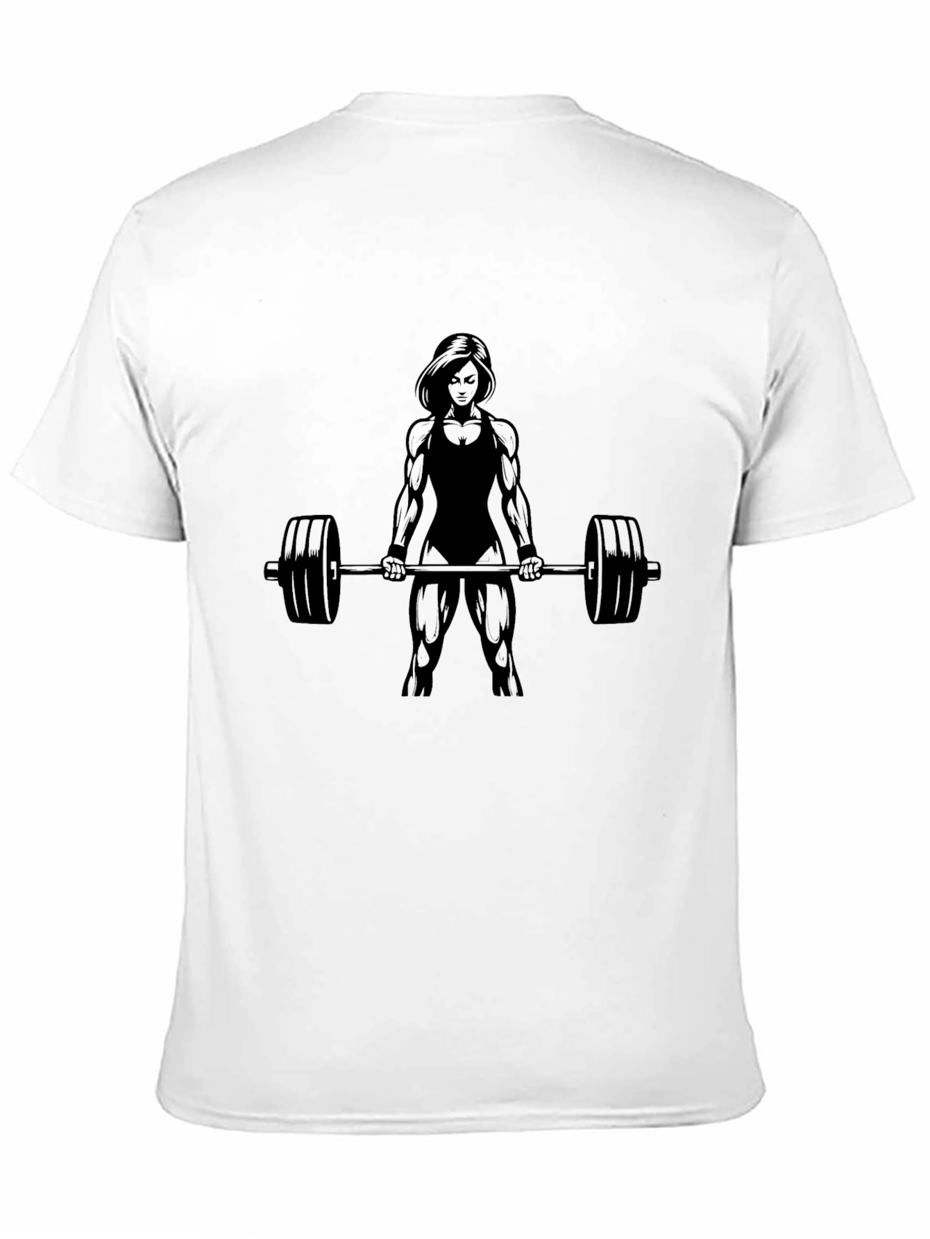 Weightlifting Womans Black T-Shirt