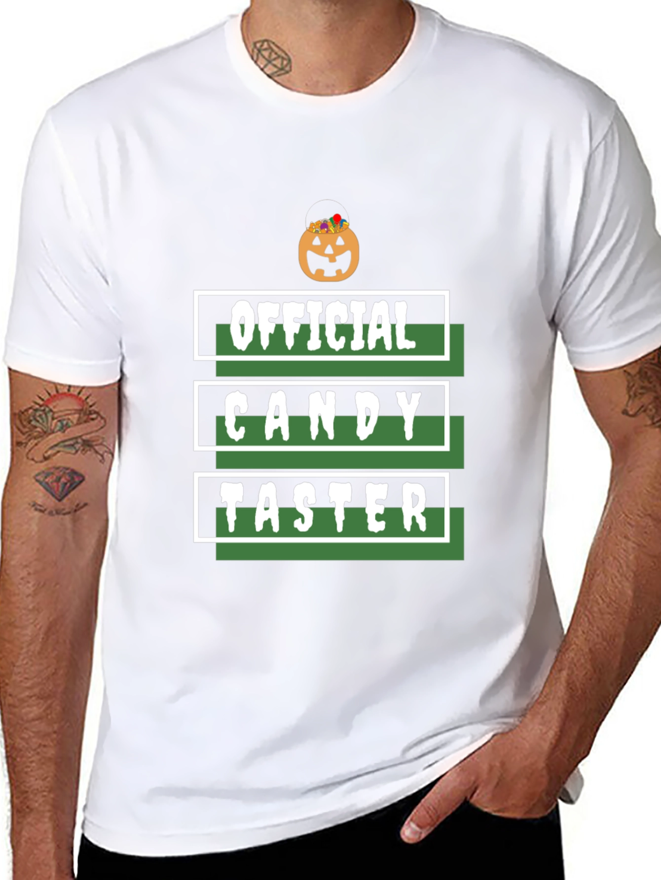 Official Candy Tester Halloween Graphic T-Shirt