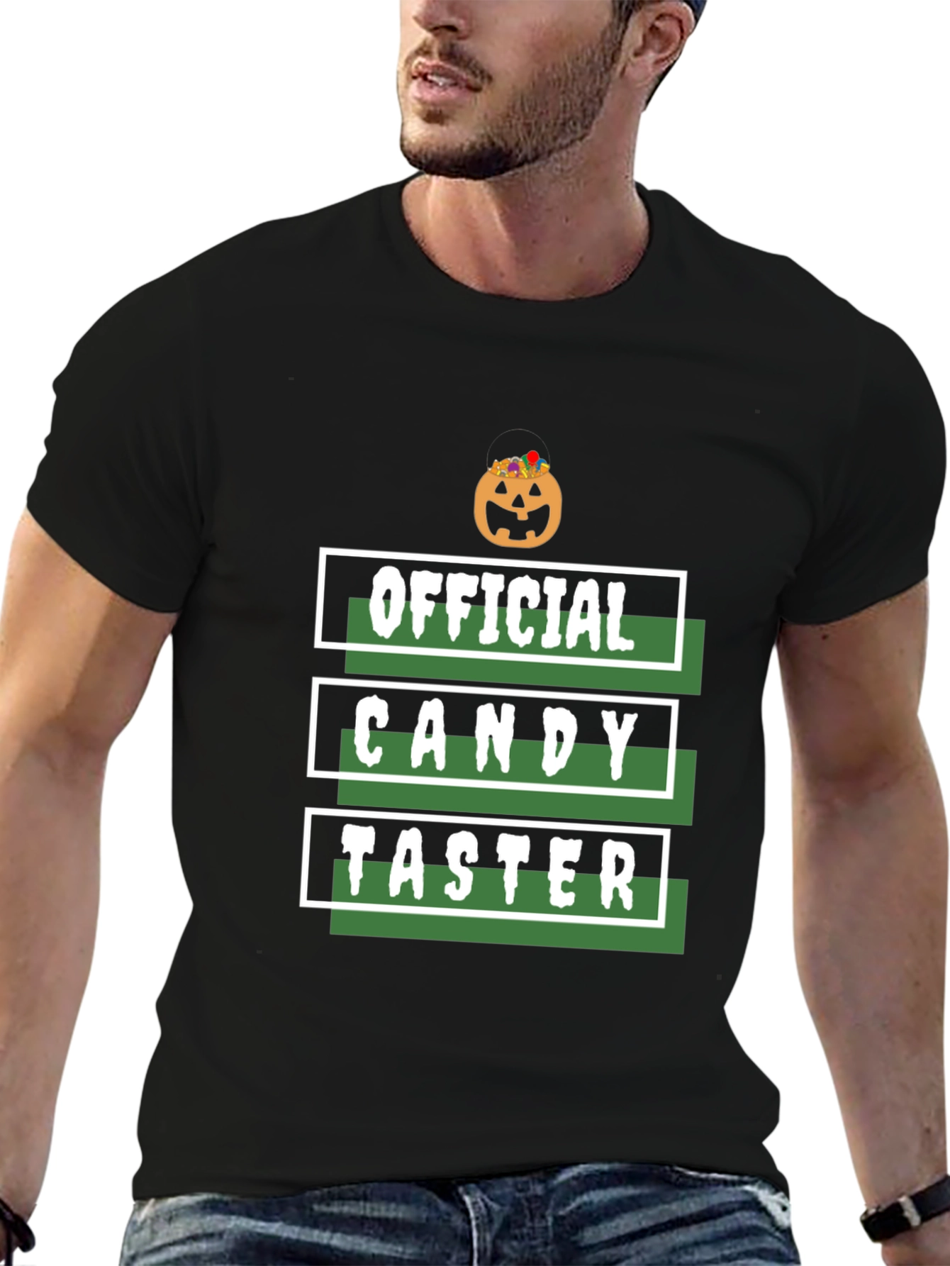 Official Candy Tester Halloween Graphic T-Shirt