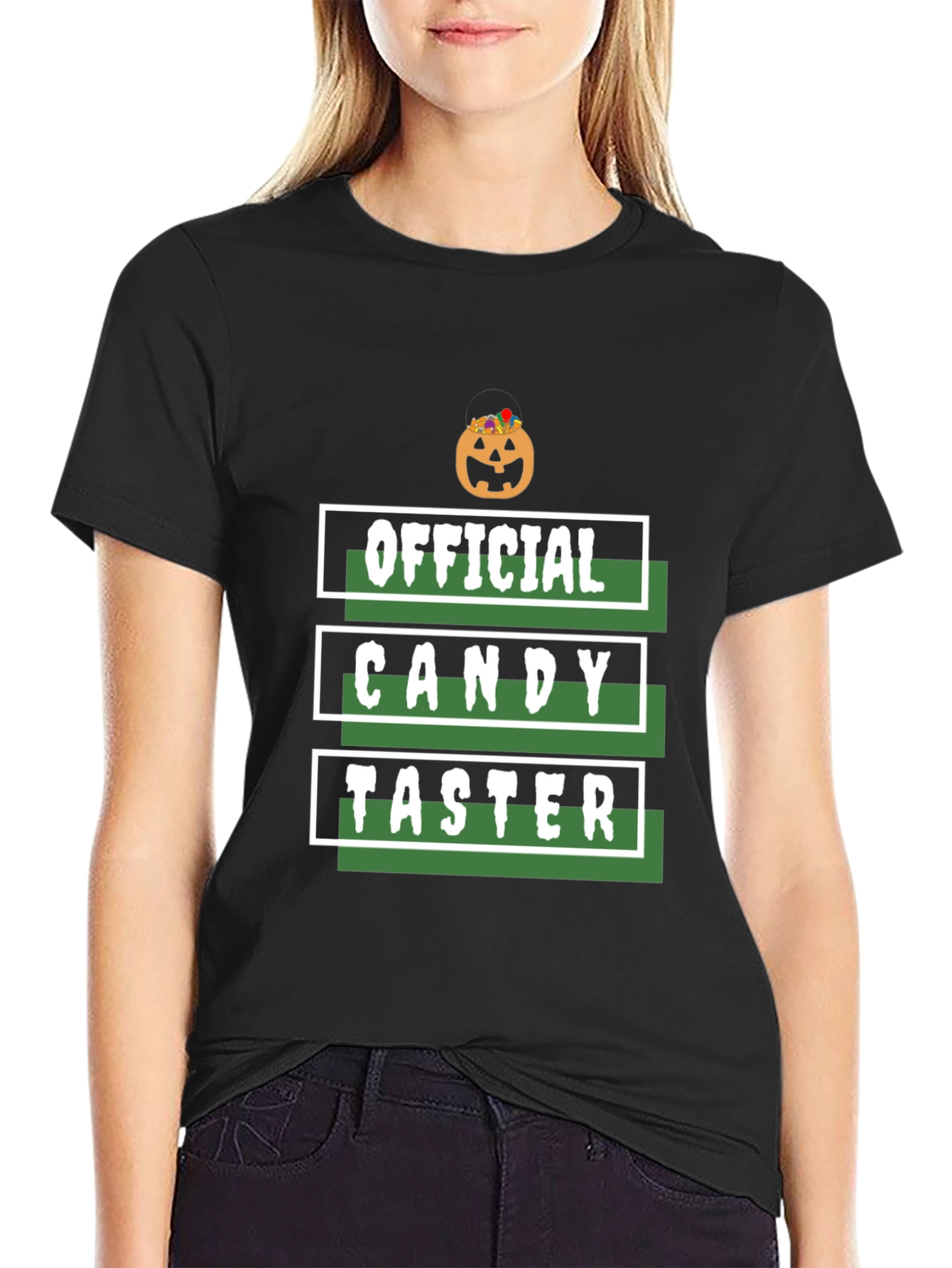 Official Candy Tester Halloween Graphic T-Shirt