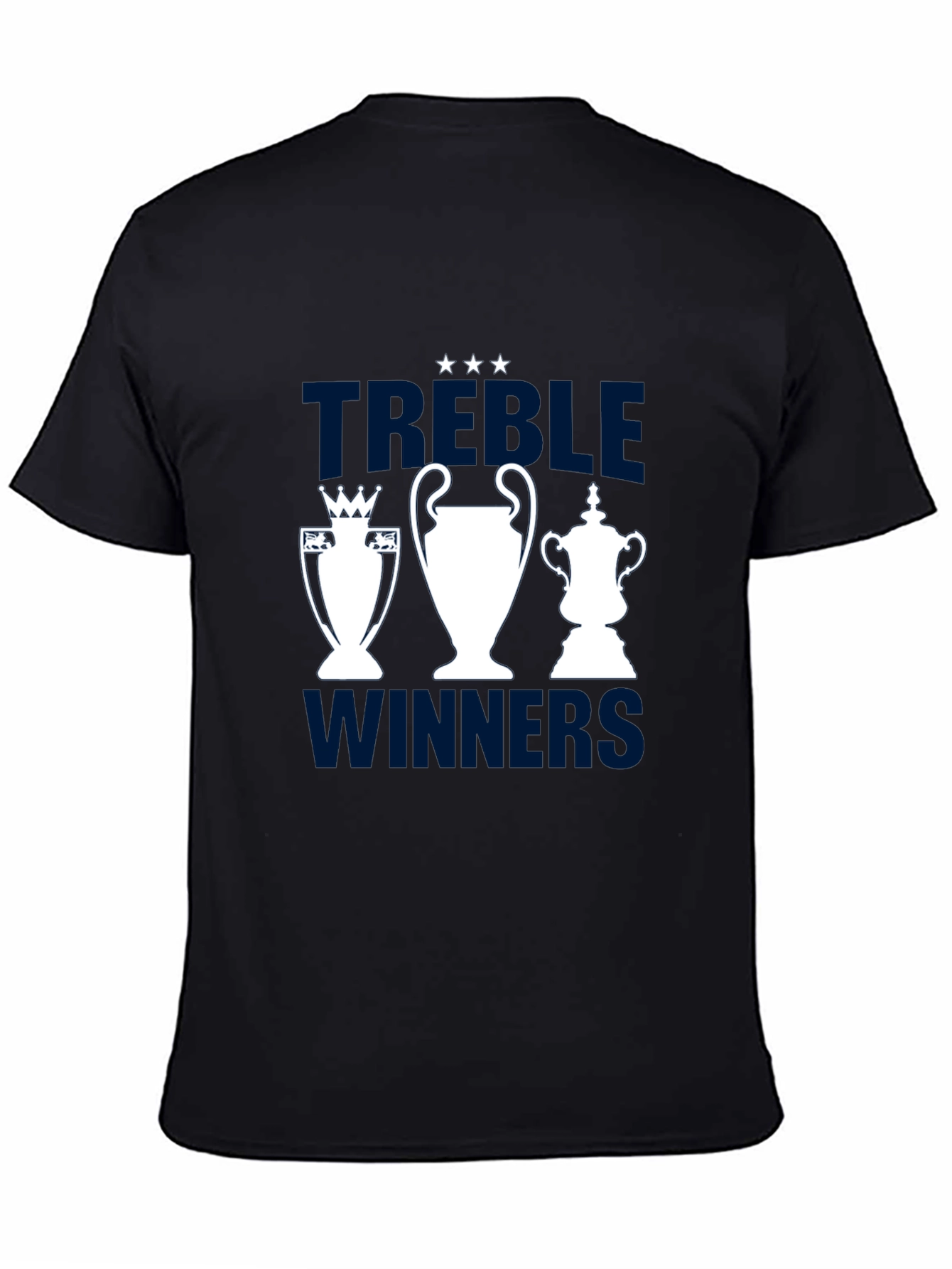 Treble Winners Graphic T-Shirt - Soccer Fan Tee