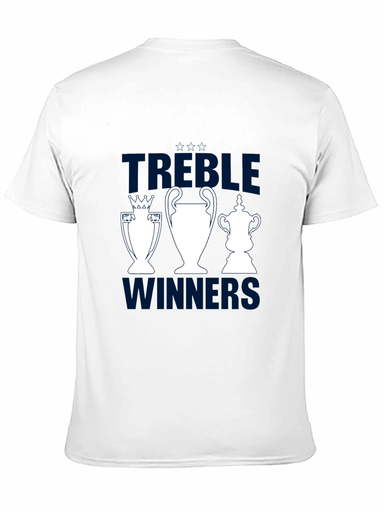 Treble Winners Graphic T-Shirt - Soccer Fan Tee