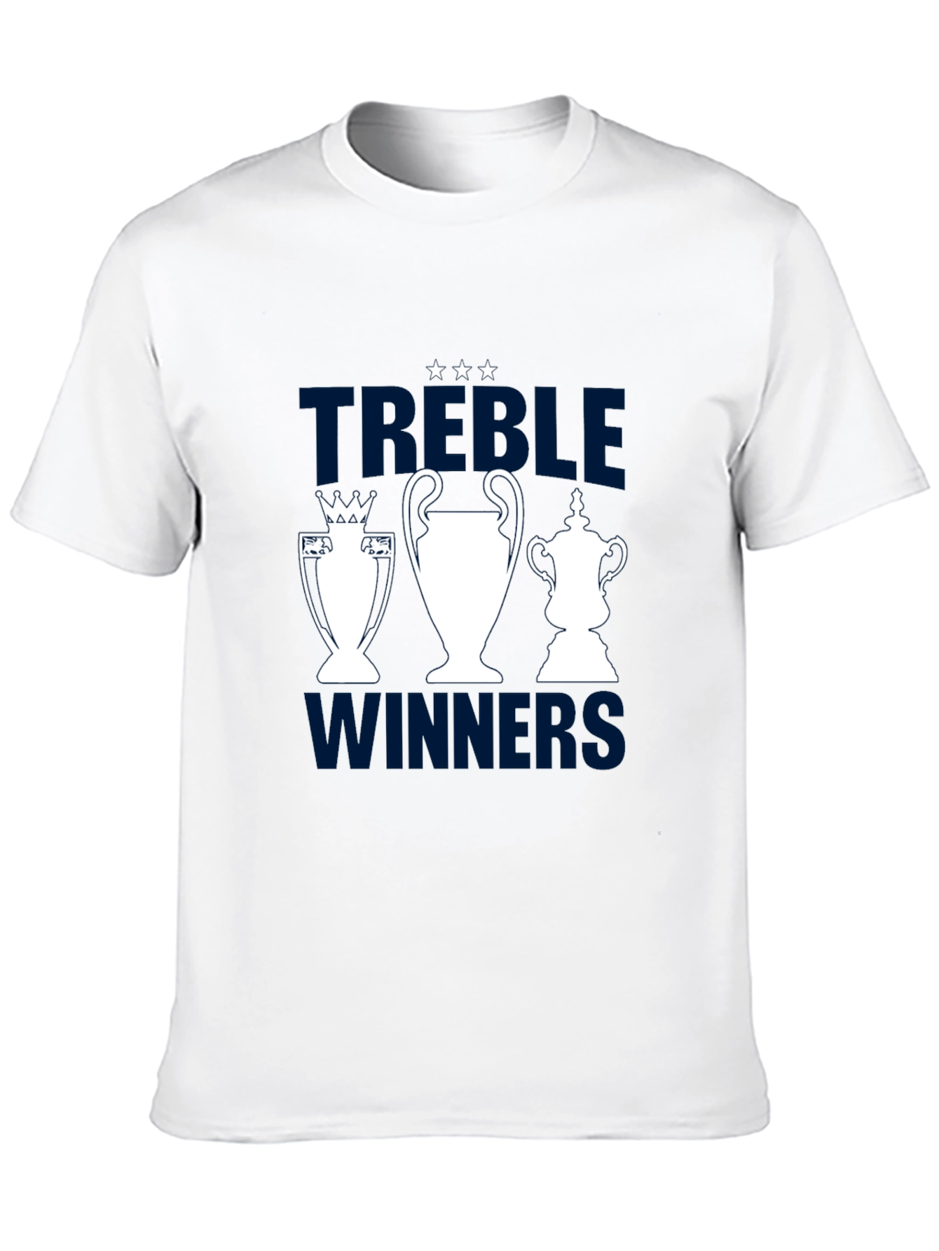 Treble Winners Graphic T-Shirt - Soccer Fan Tee