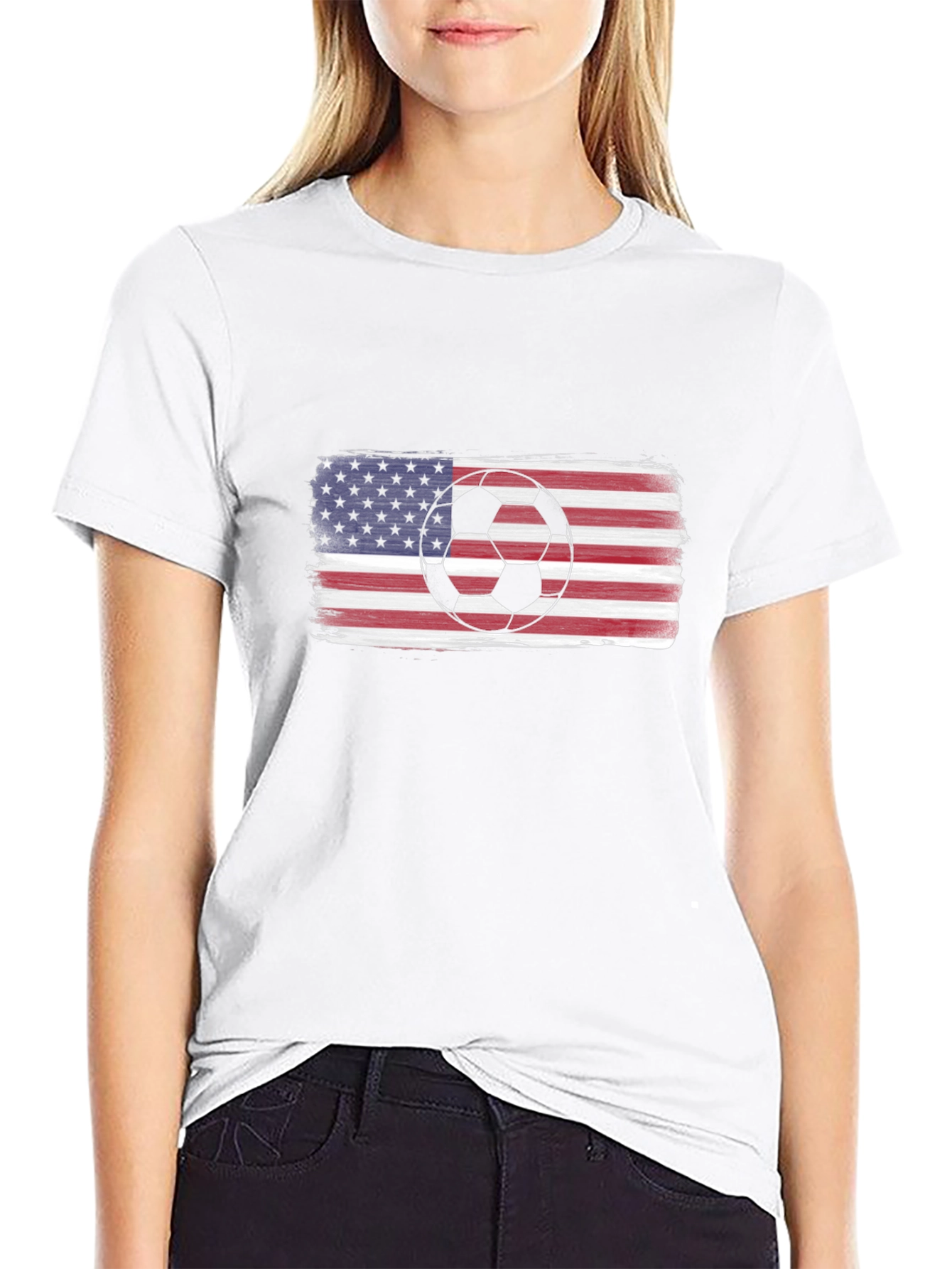 USA Soccer Pride Tee - Patriotic Graphic T-Shirt