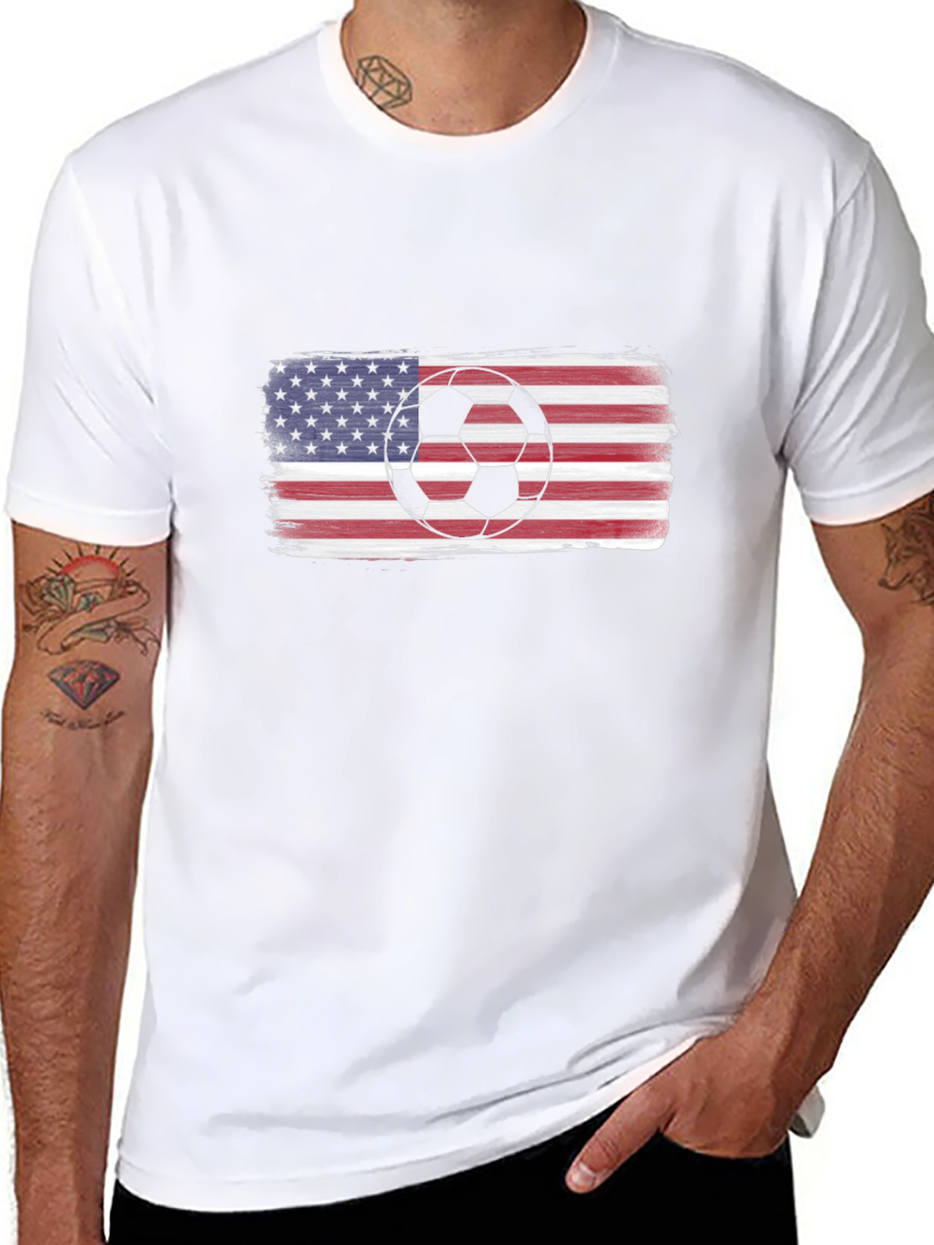 USA Soccer Pride Tee - Patriotic Graphic T-Shirt