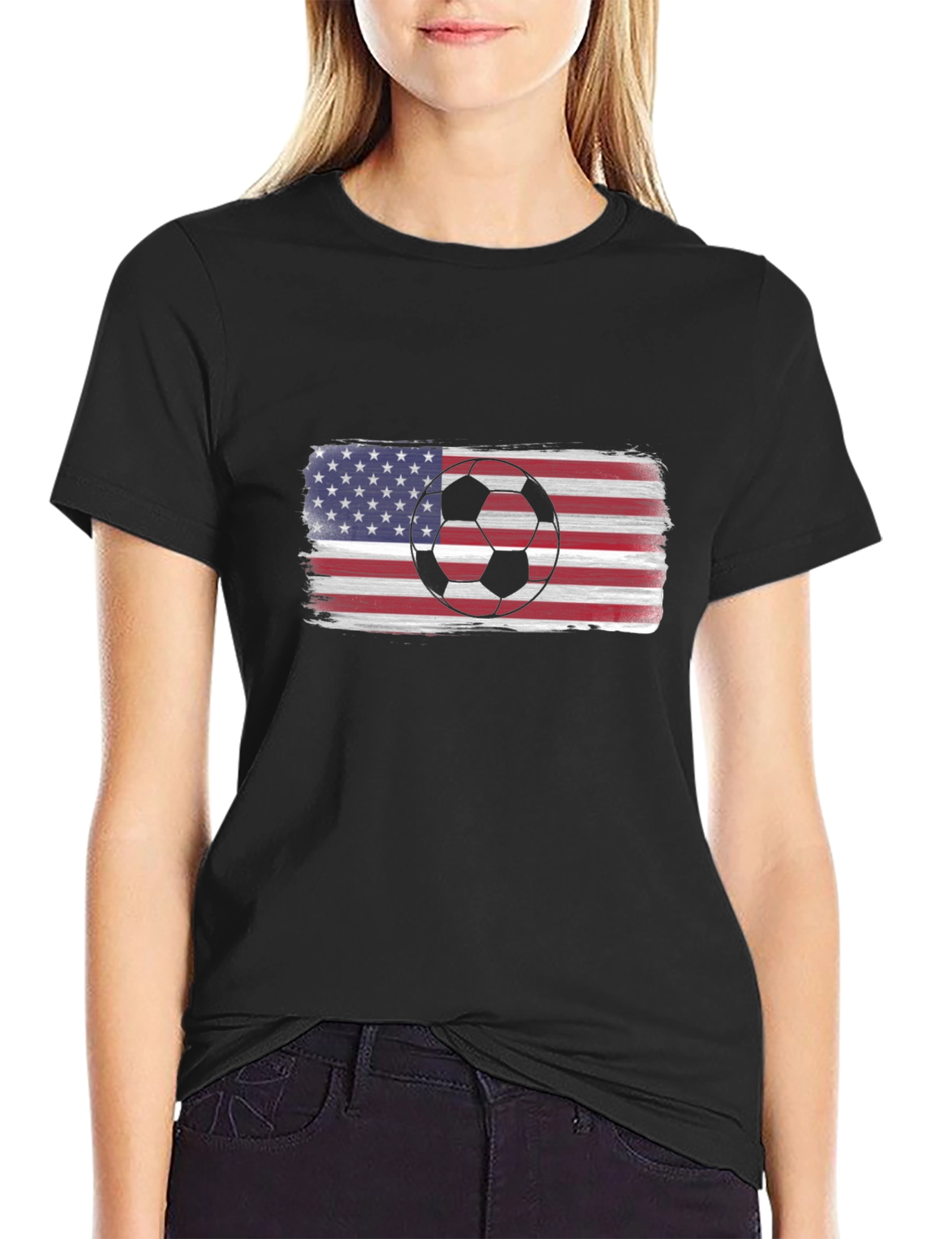 USA Soccer Pride Tee - Patriotic Graphic T-Shirt