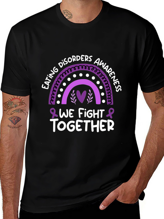 Eating Disorders Awareness T-Shirt We Fight Together