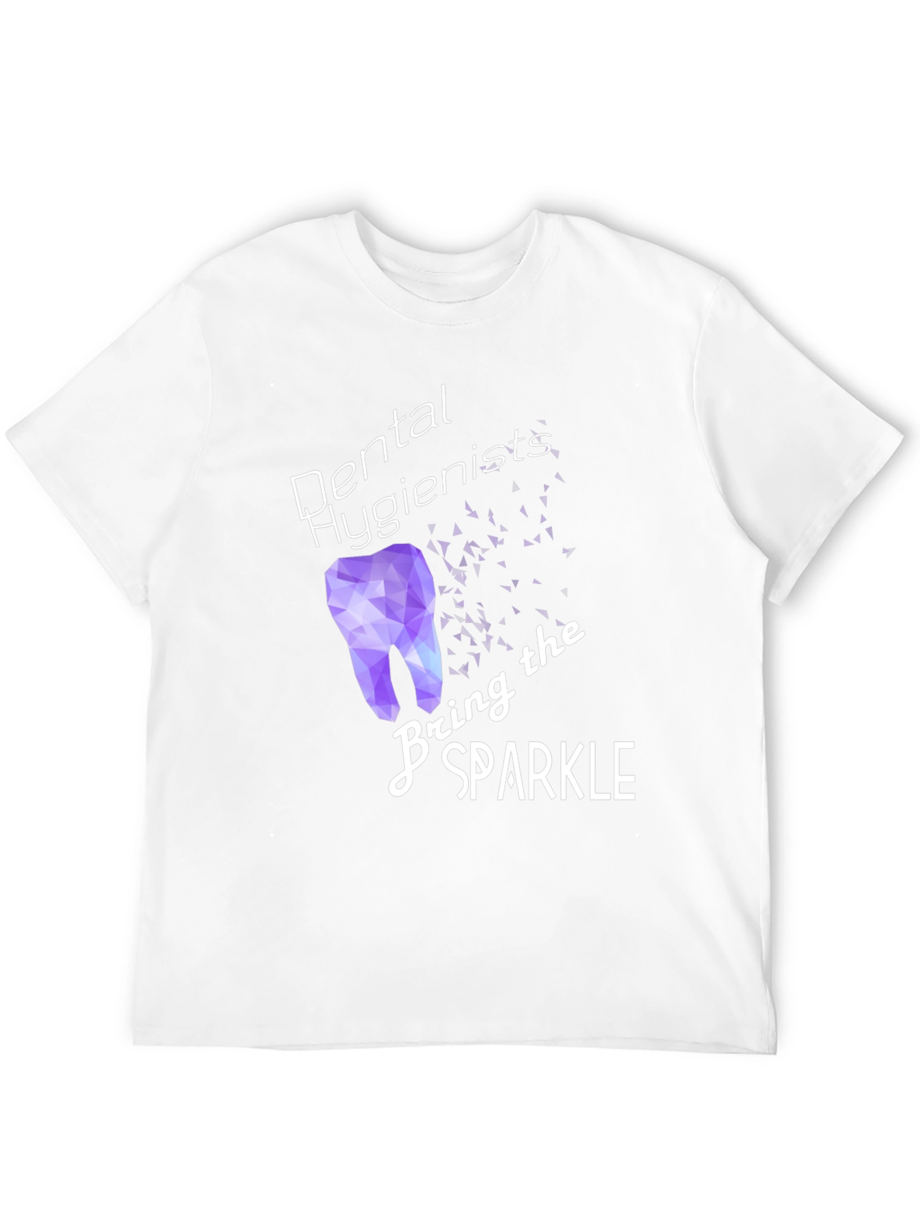 Dental Hygienist Sparkle T-Shirt - Black