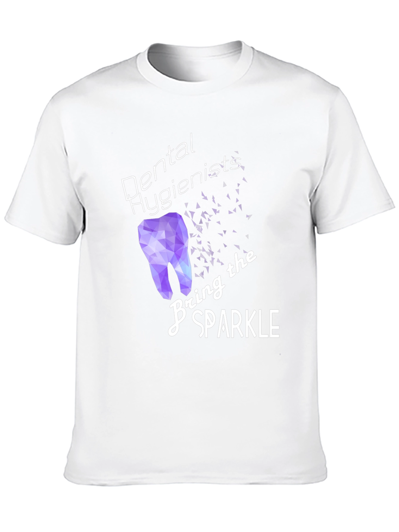 Dental Hygienist Sparkle T-Shirt - Black