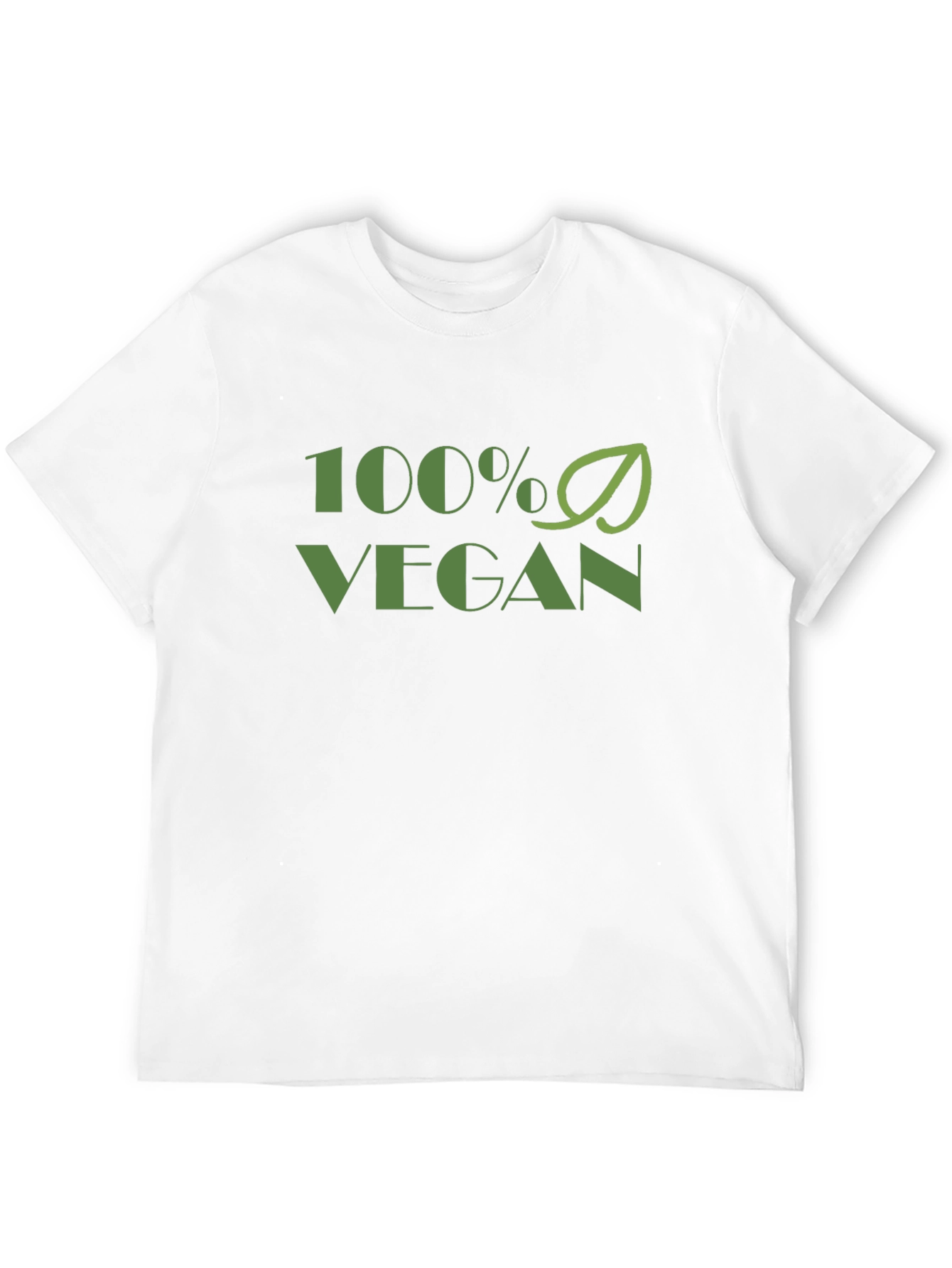 100% Vegan Graphic Tee - Black