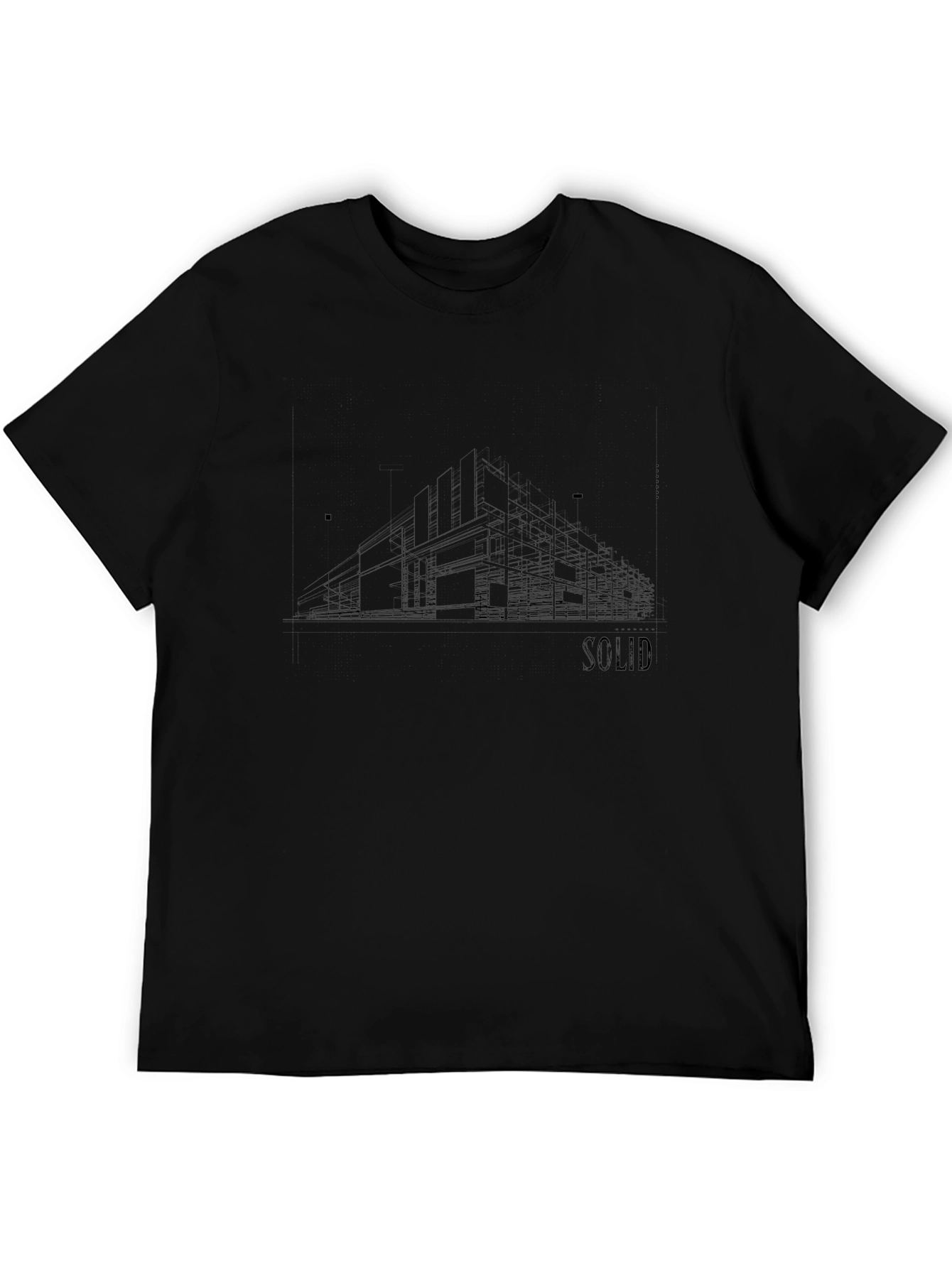 Modernist Architecture Tee - SOLID Graphic Print