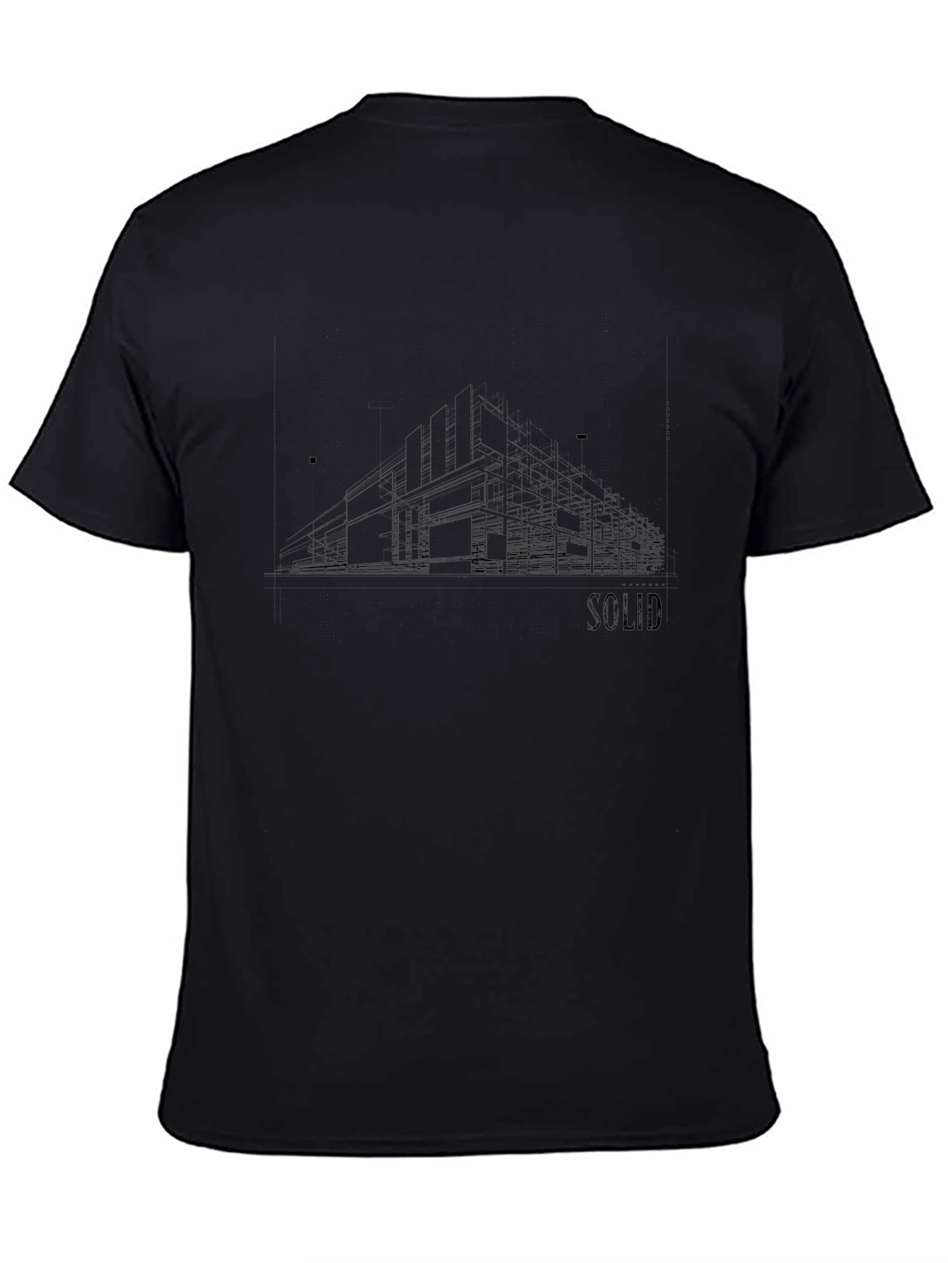 Modernist Architecture Tee - SOLID Graphic Print
