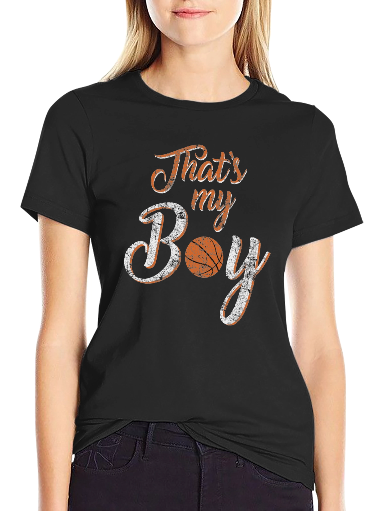Thats My Boy Basketball Graphic Tee
