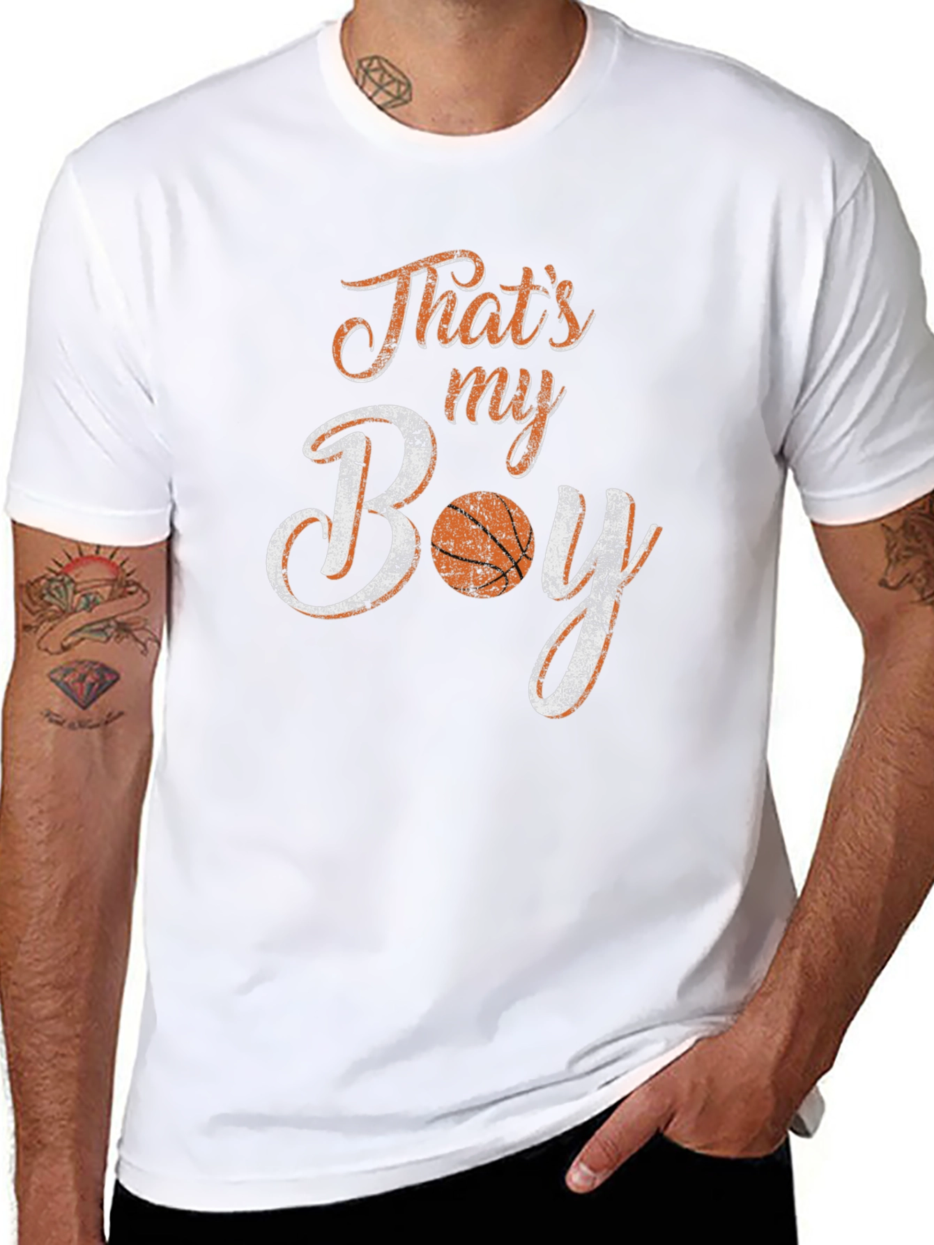 Thats My Boy Basketball Graphic Tee