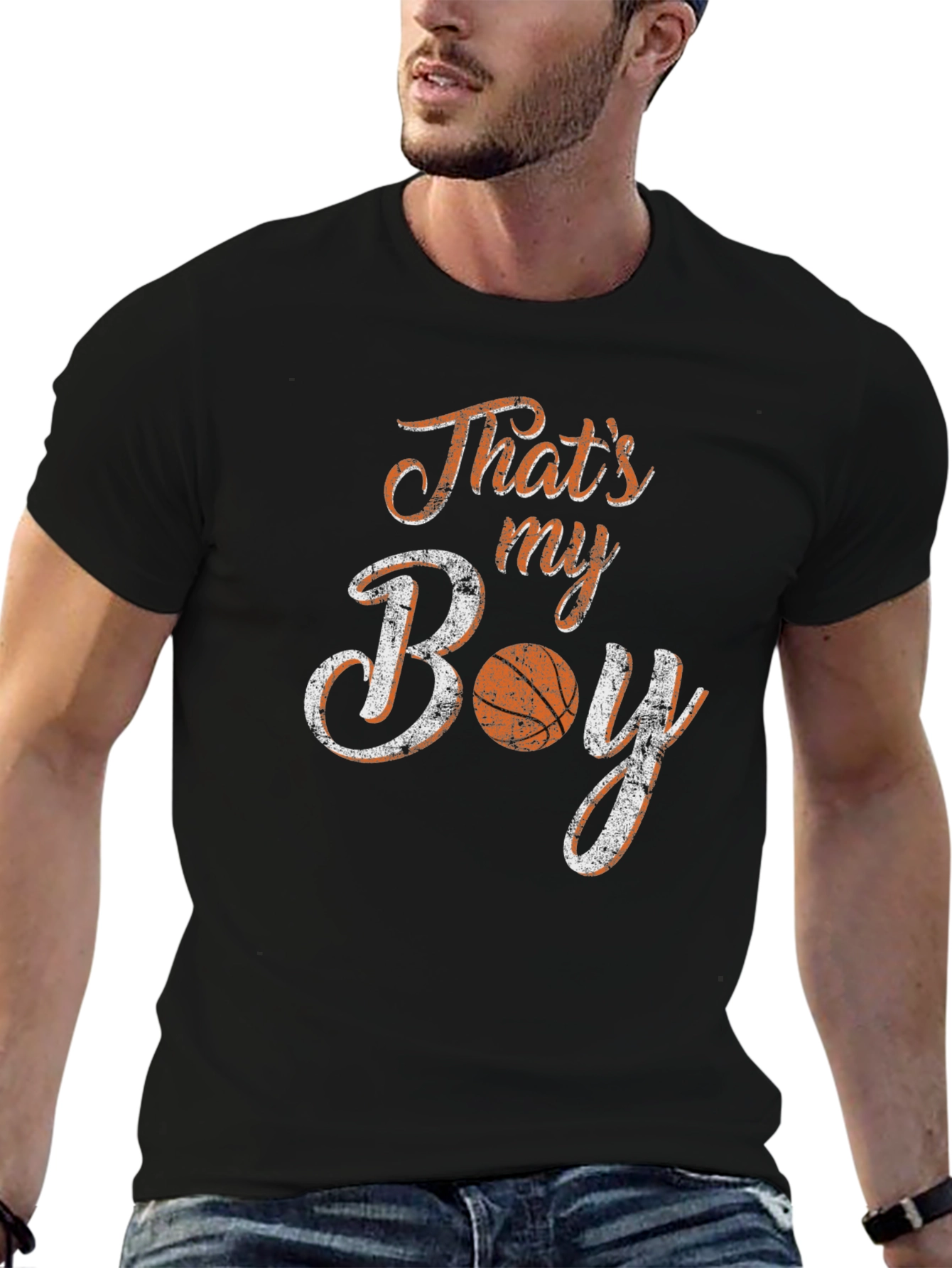 Thats My Boy Basketball Graphic Tee