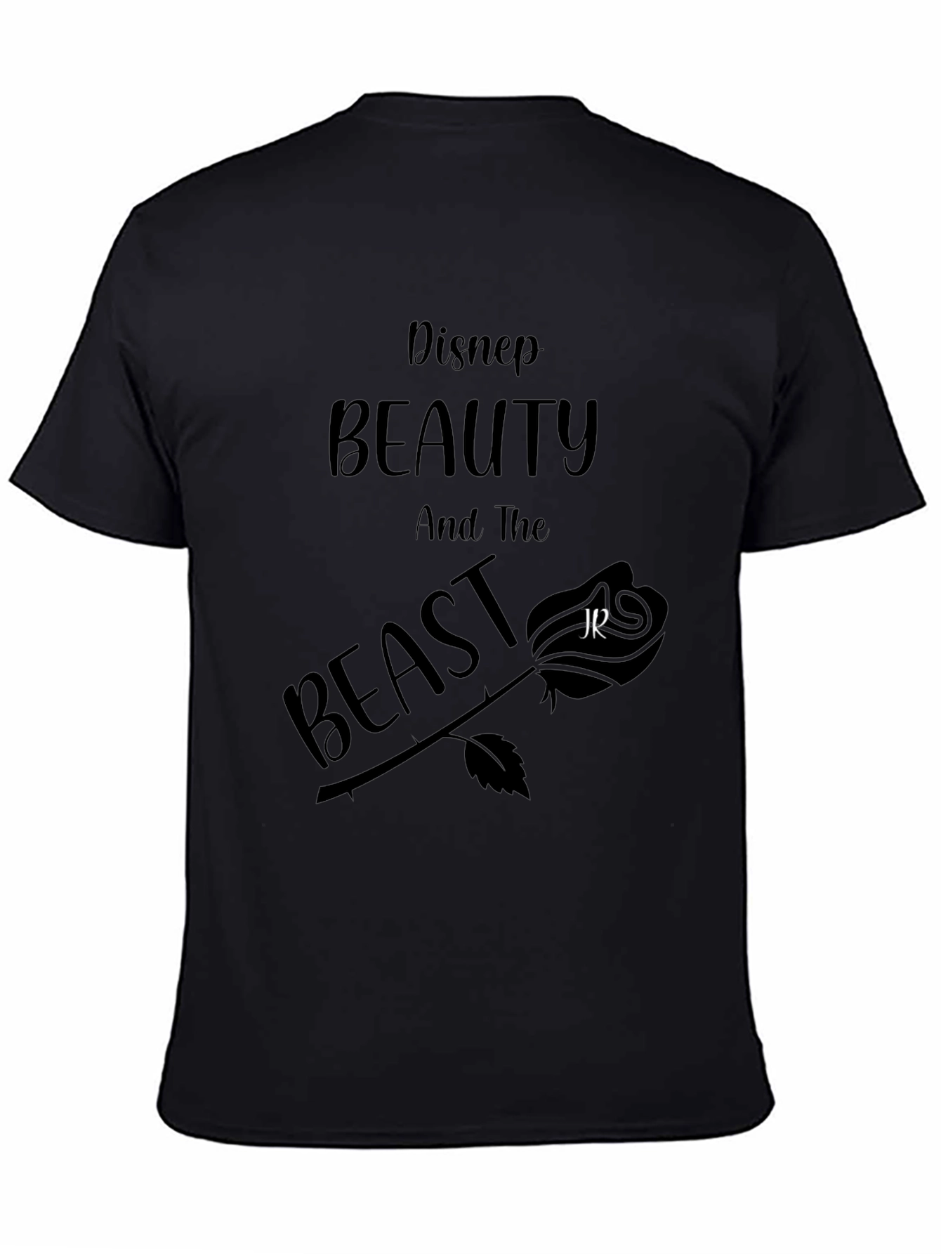 Disney Beauty and the Beast Black T-Shirt