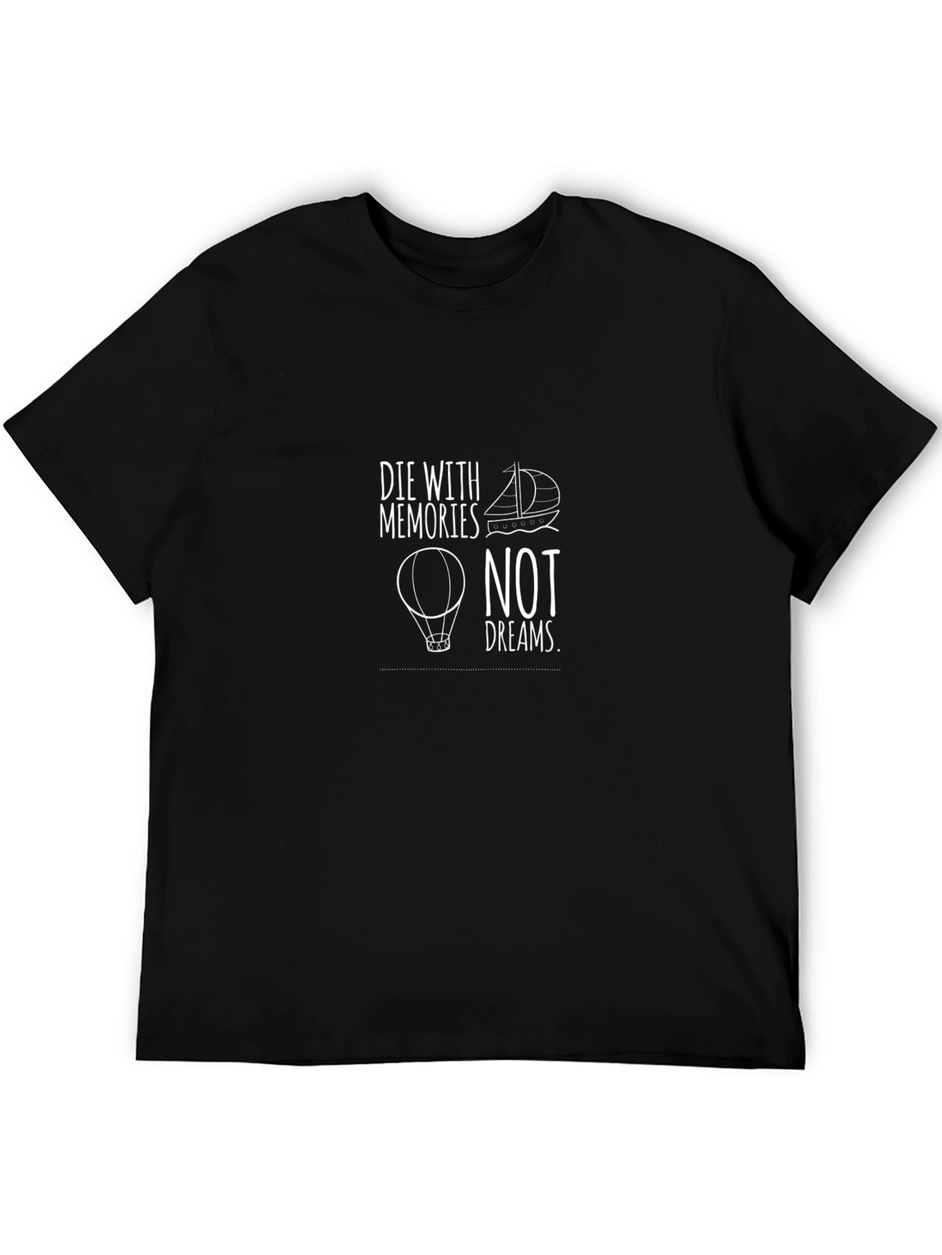 Die With Memories Black Graphic Tee
