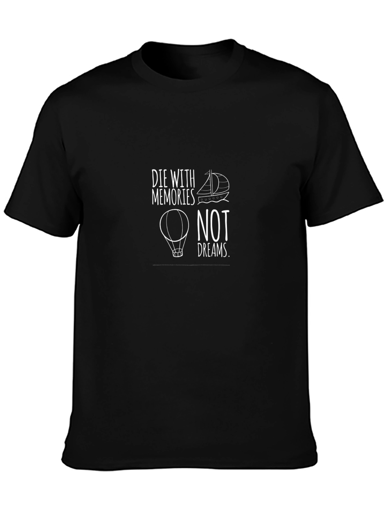 Die With Memories Black Graphic Tee
