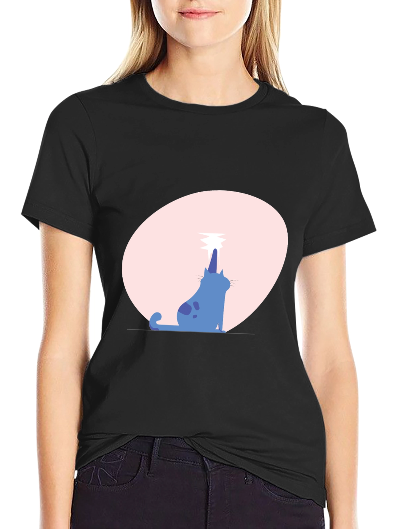 Unicat Black T-Shirt