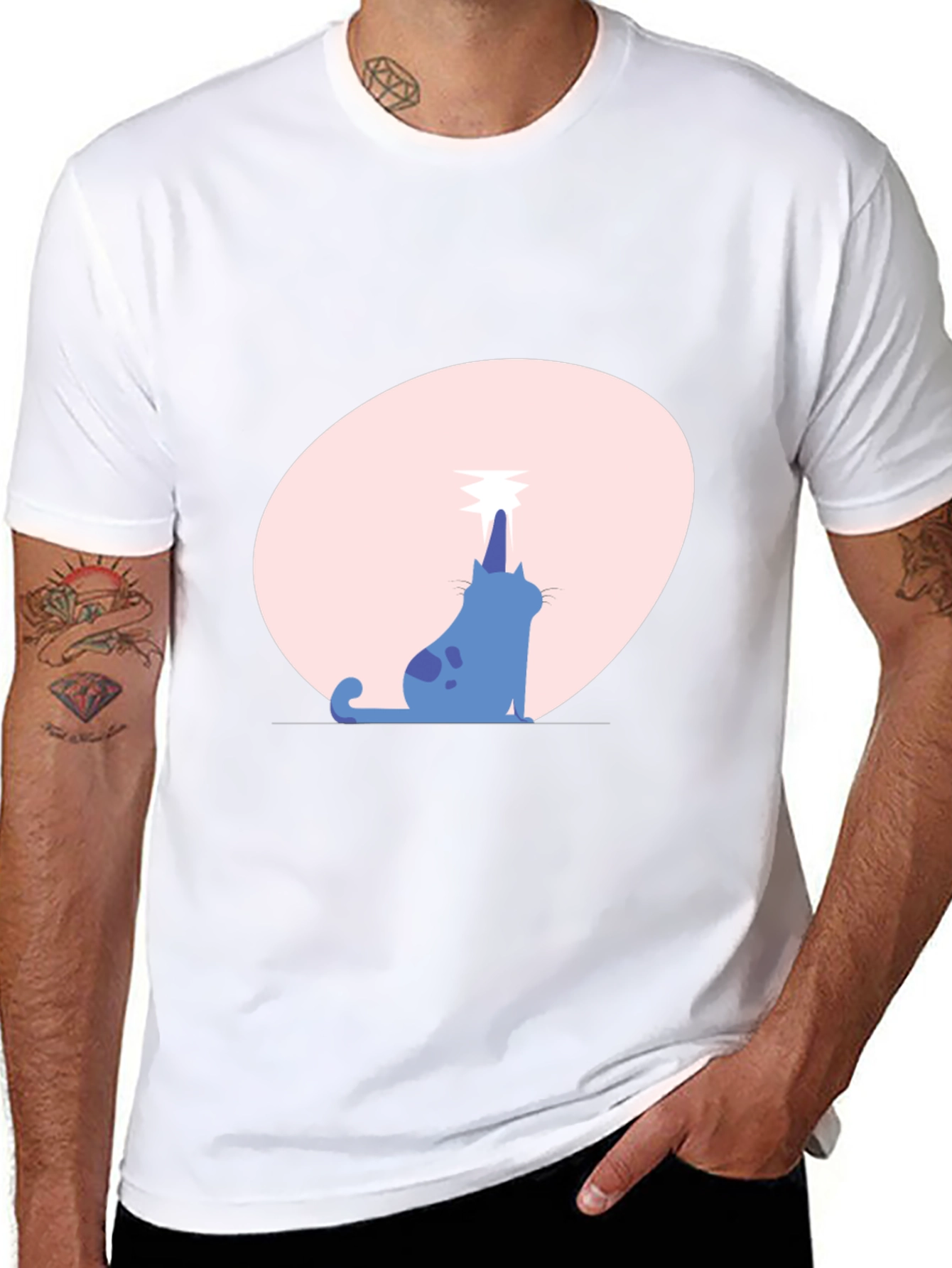 Unicat Black T-Shirt