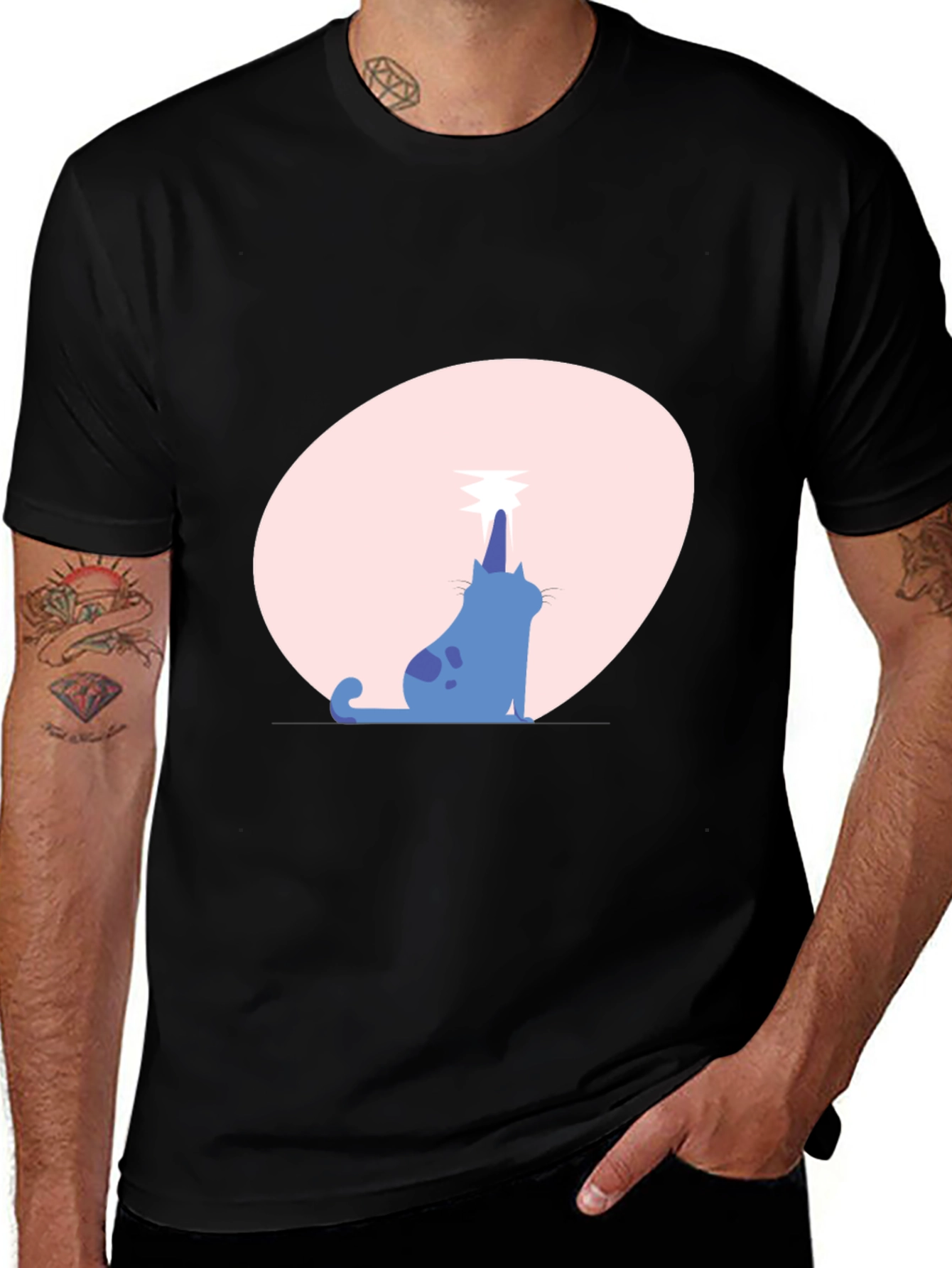 Unicat Black T-Shirt