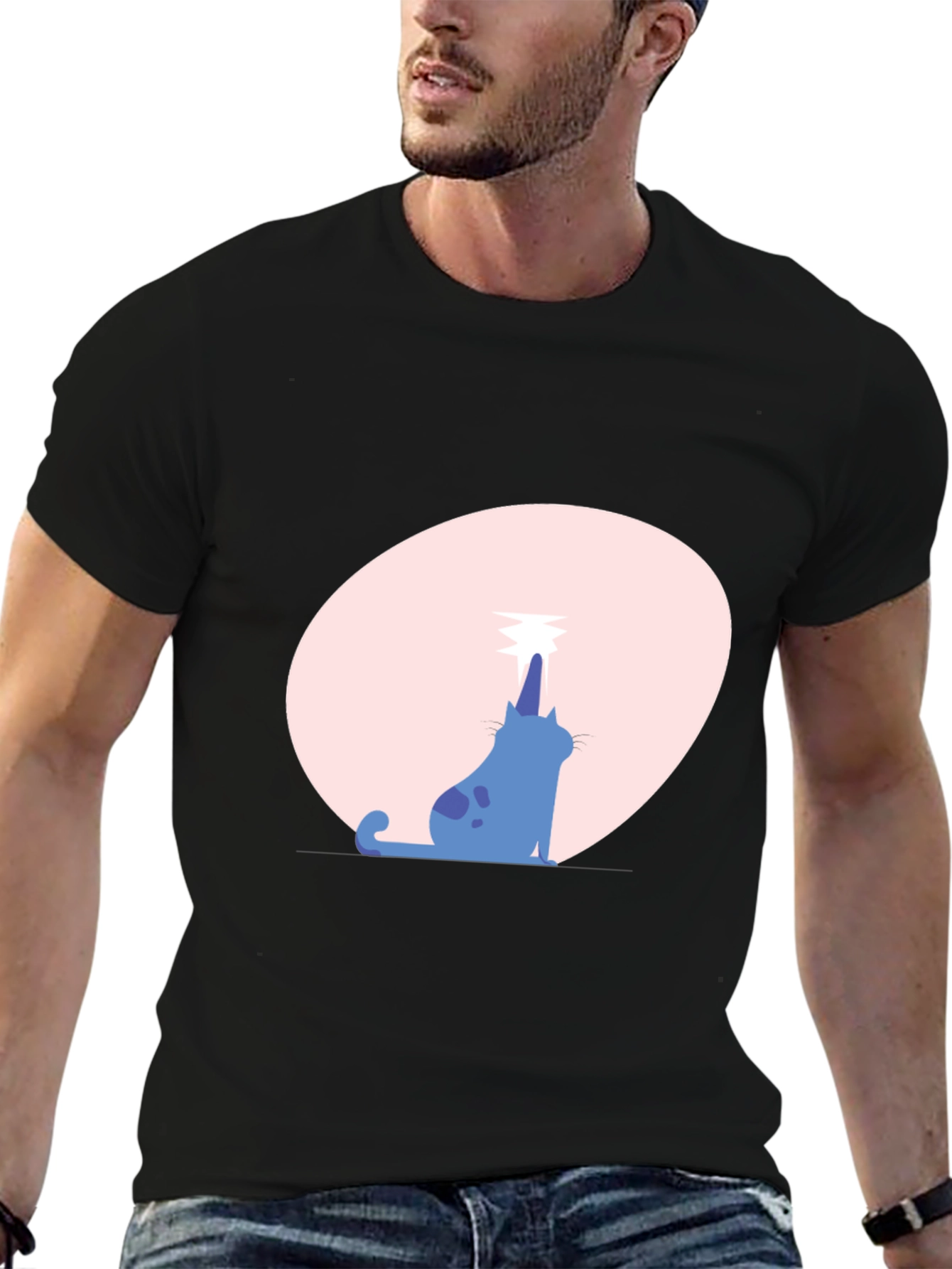 Unicat Black T-Shirt