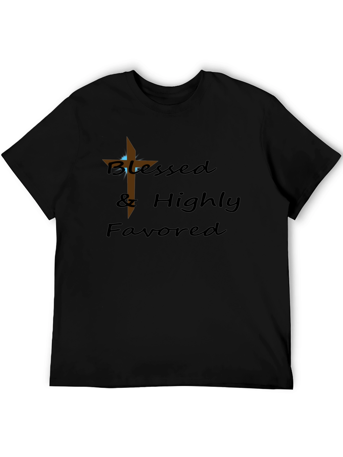 Blessed & Highly Favored Christian Graphic T-Shirt