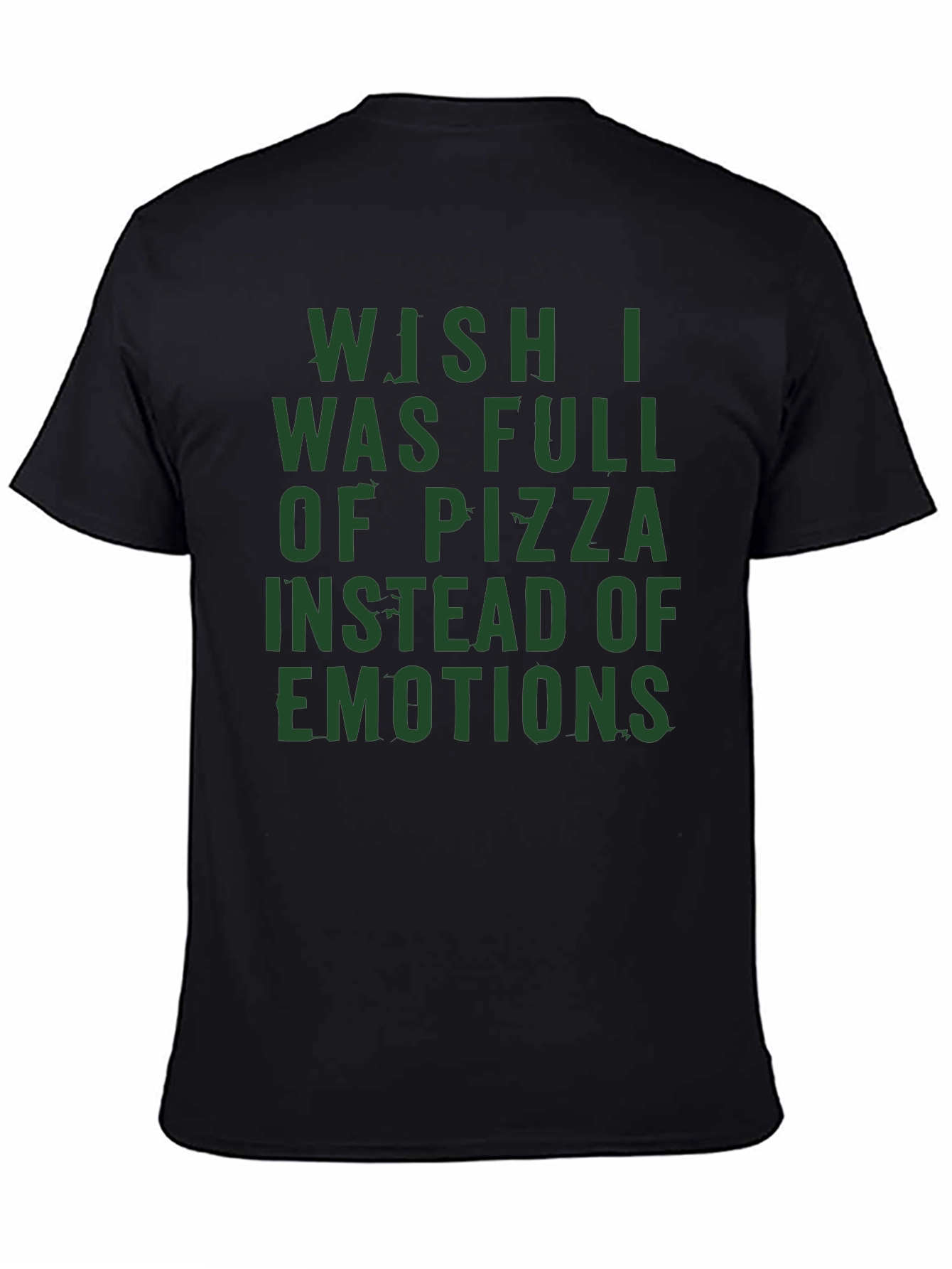 Pizza & Emotions Graphic Tee - Funny Statement T-Shirt