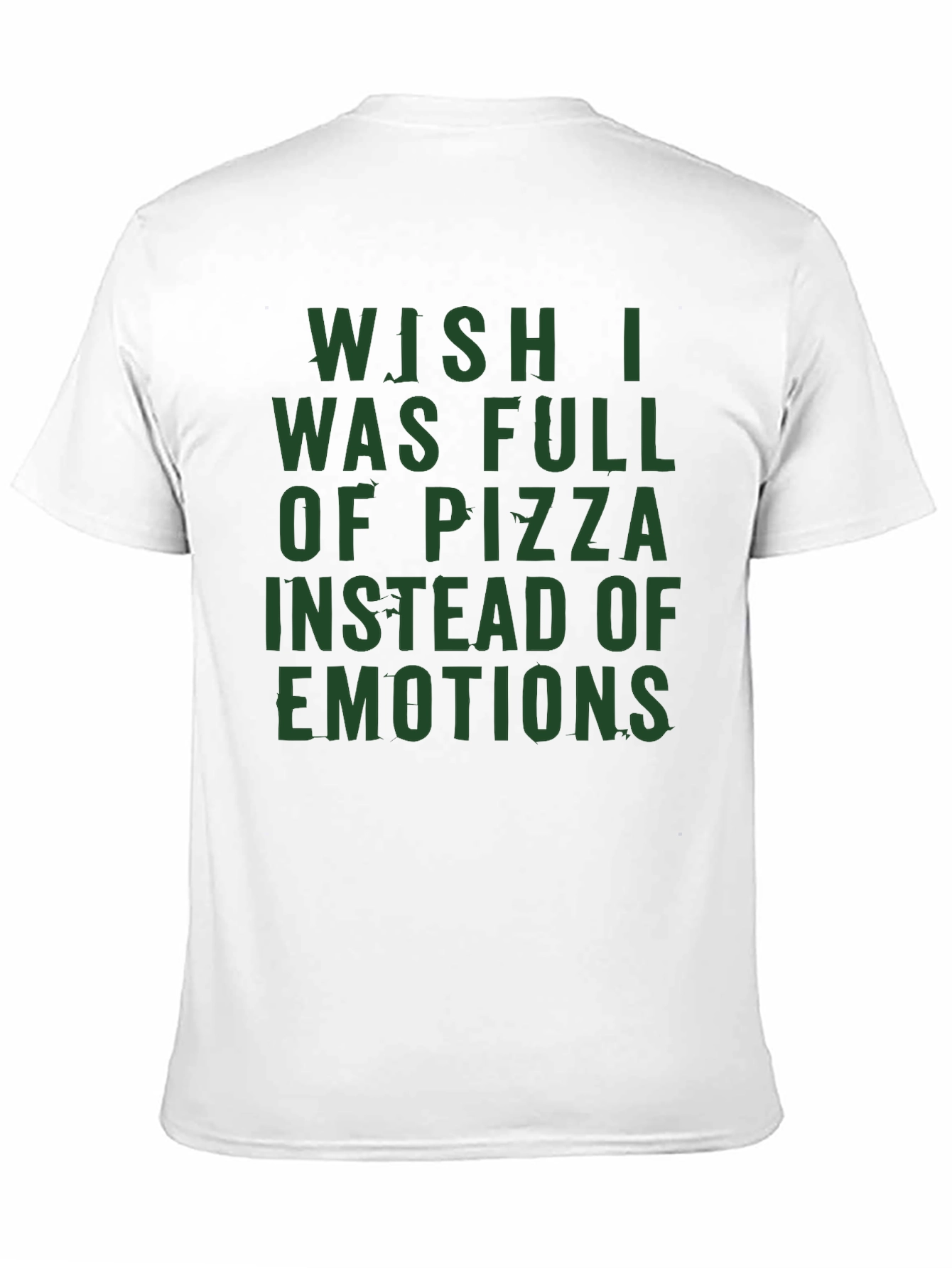 Pizza & Emotions Graphic Tee - Funny Statement T-Shirt