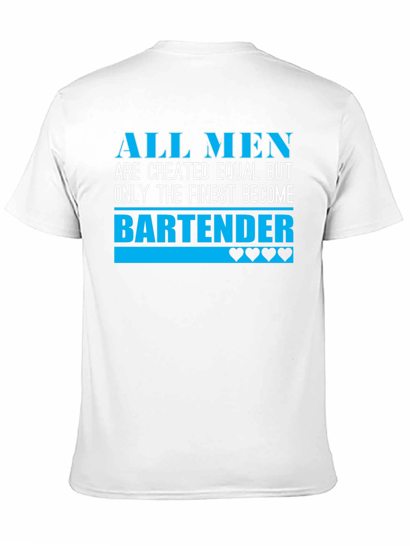 Finest Bartender T-Shirt - Mens Graphic Tee