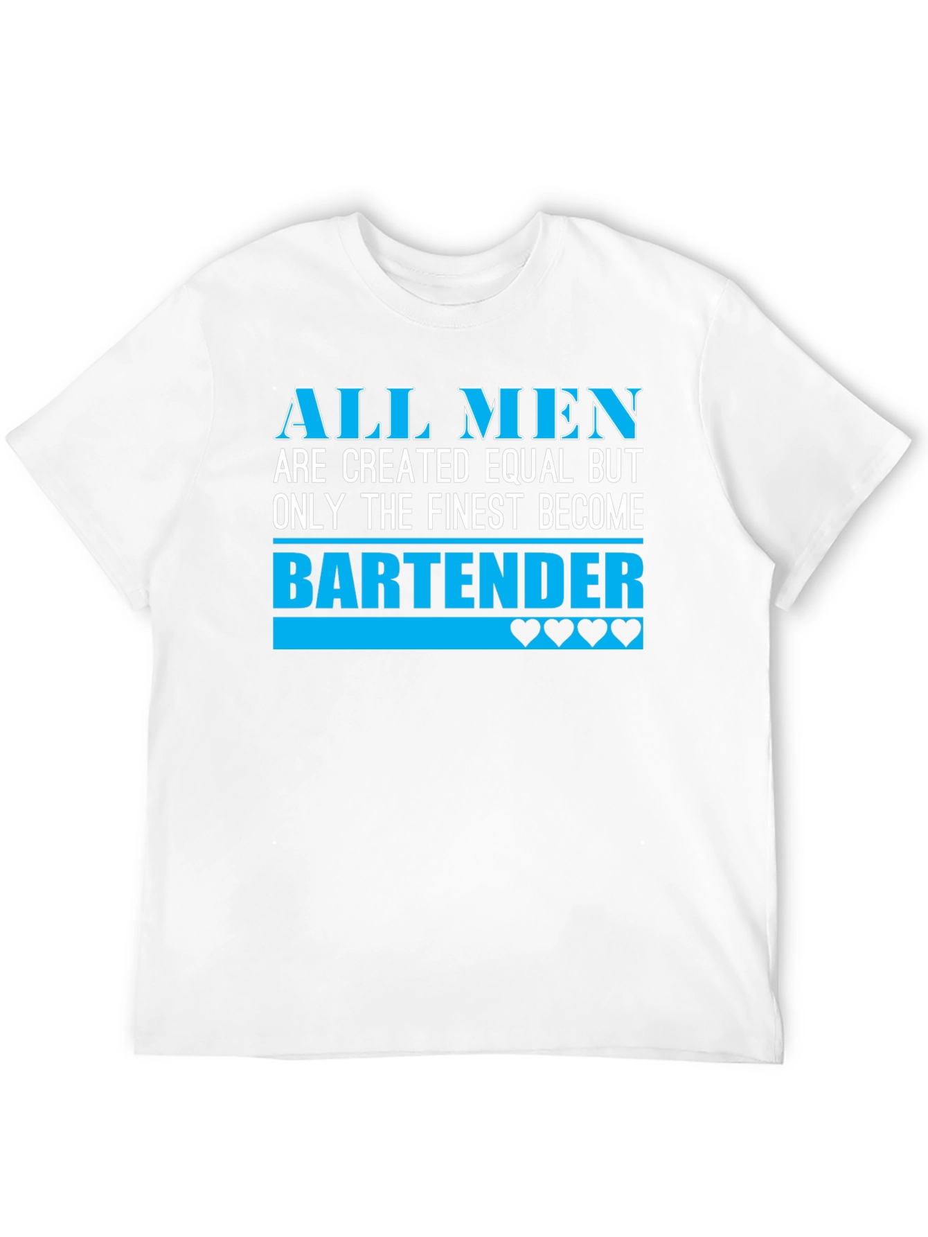 Finest Bartender T-Shirt - Mens Graphic Tee