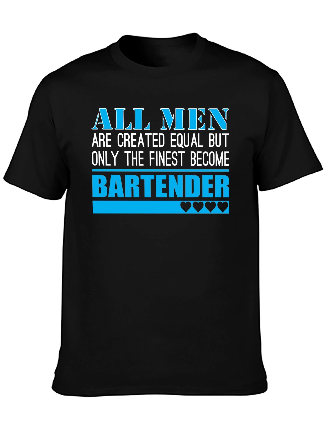 Finest Bartender T-Shirt - Mens Graphic Tee
