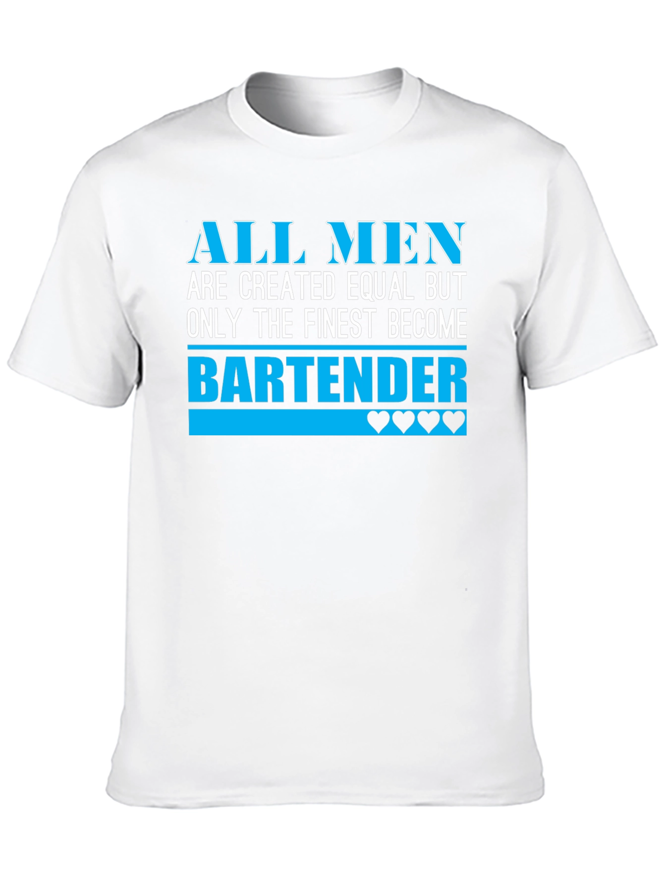 Finest Bartender T-Shirt - Mens Graphic Tee