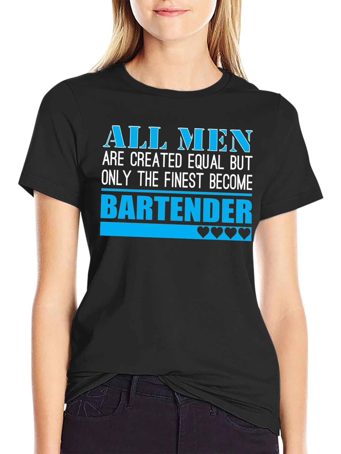 Finest Bartender T-Shirt - Mens Graphic Tee