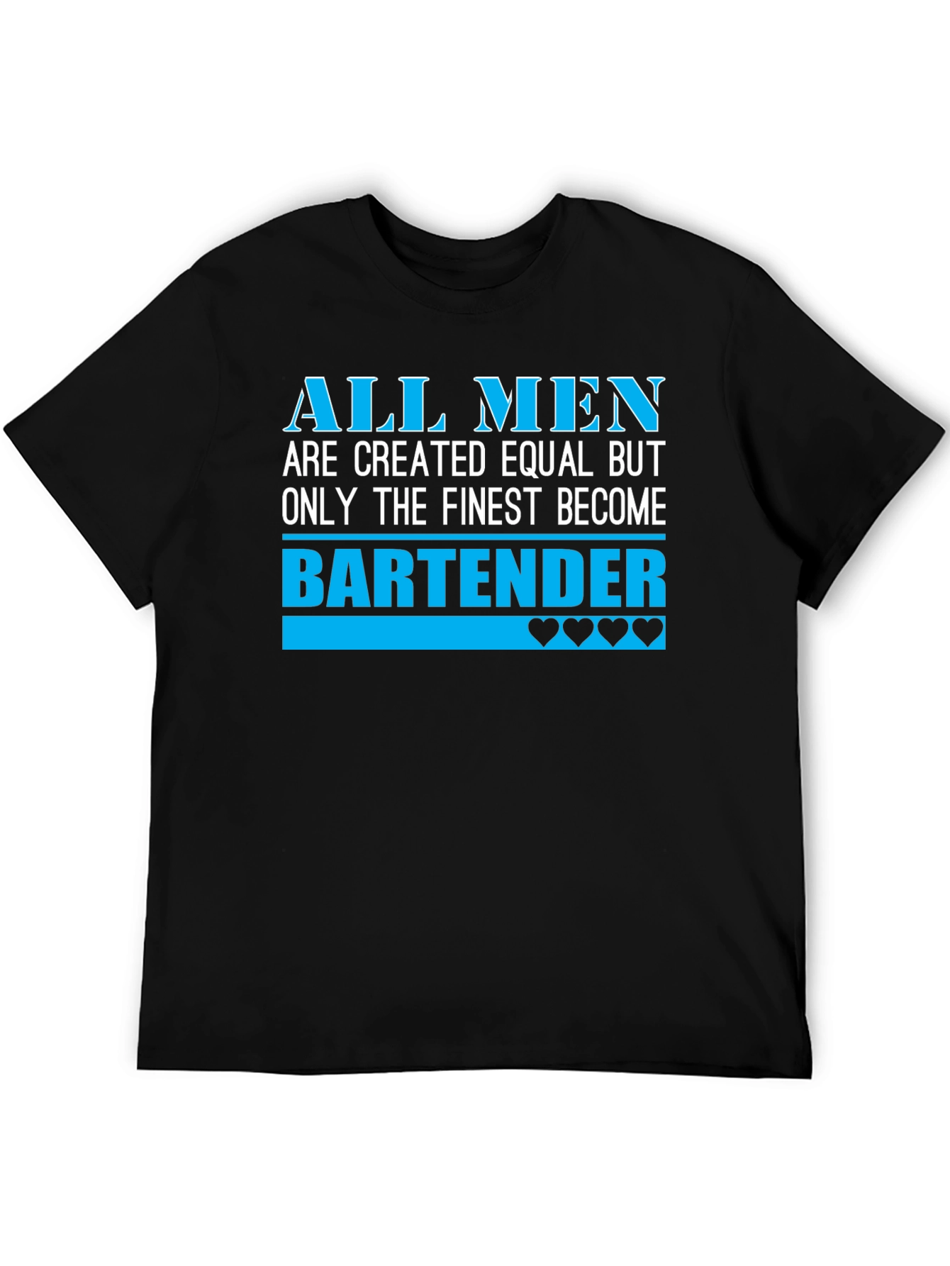 Finest Bartender T-Shirt - Mens Graphic Tee