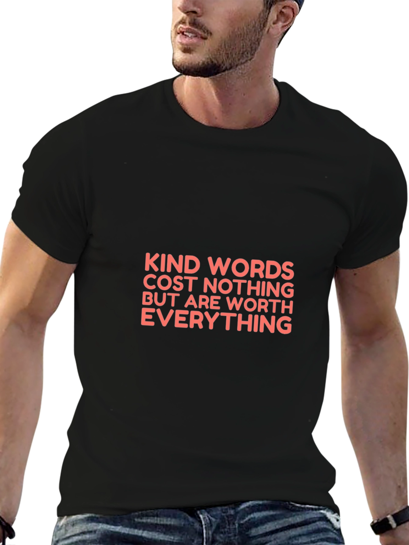 Kind Words Black T-Shirt