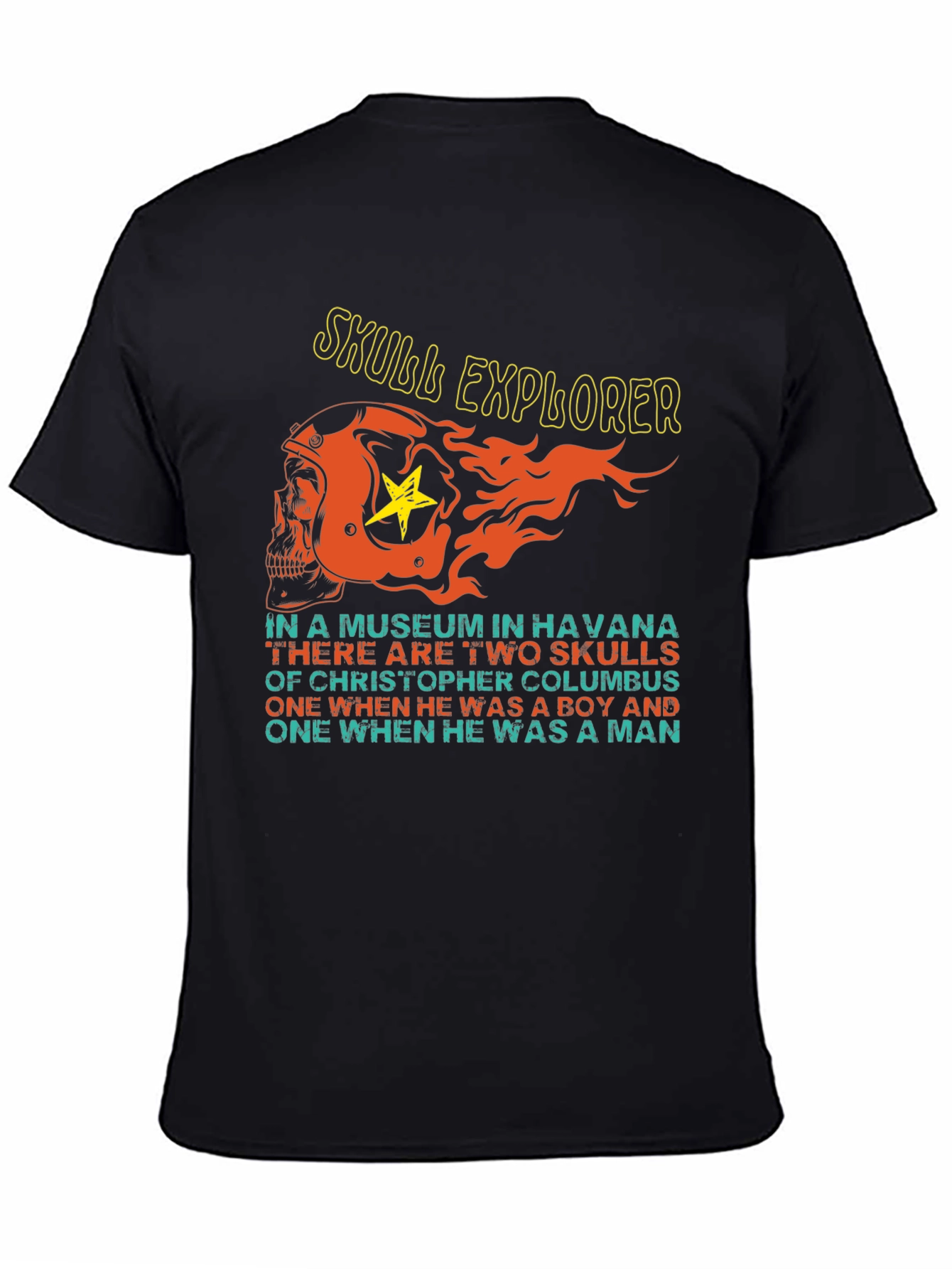 Skull Explorer Havana Museum Mens Graphic Tee