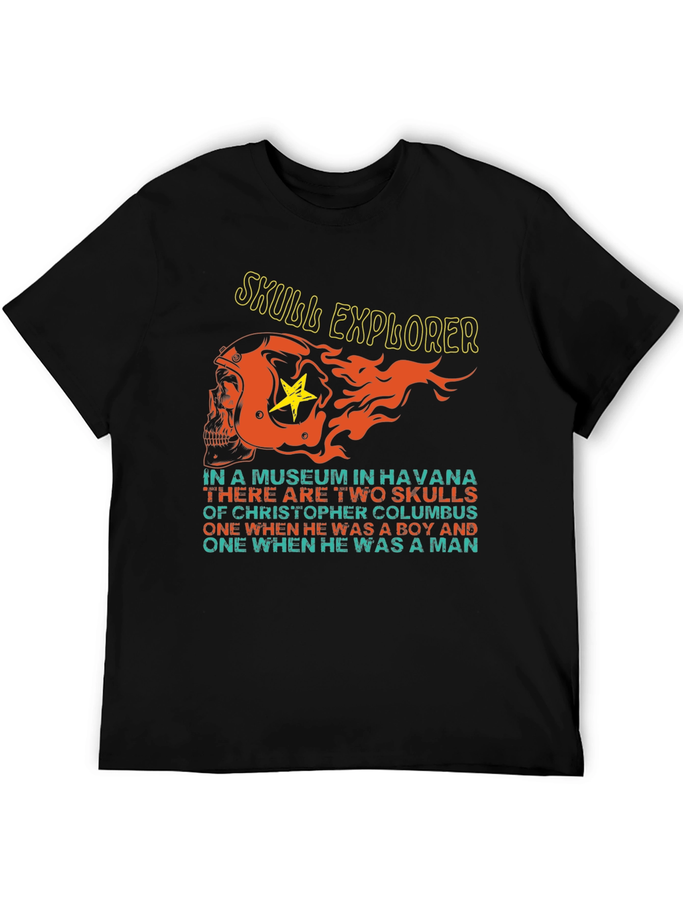Skull Explorer Havana Museum Mens Graphic Tee