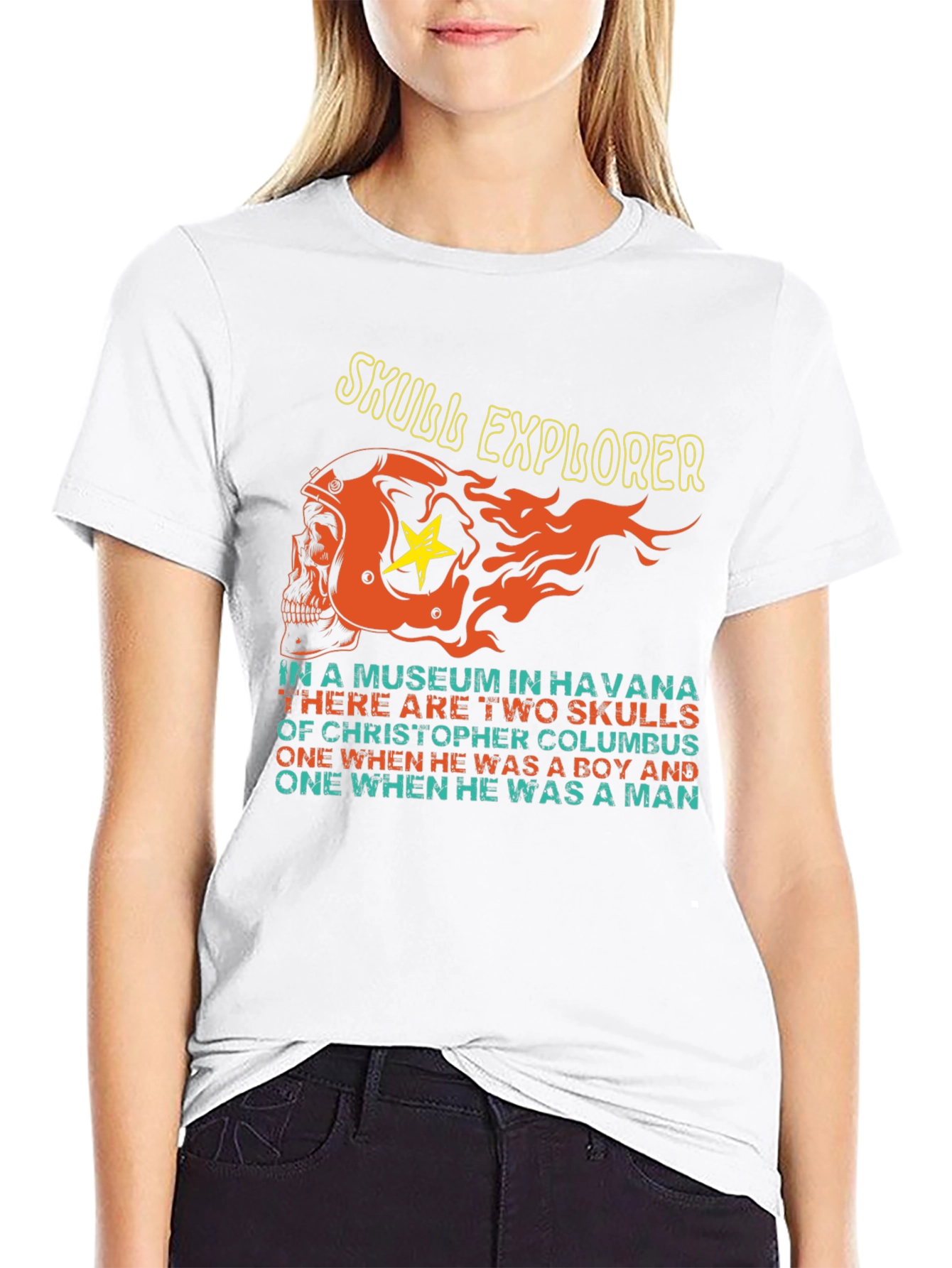 Skull Explorer Havana Museum Mens Graphic Tee